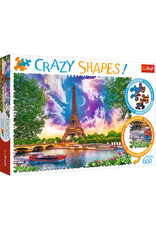 Trefl Trefl puzzle - 600P CRAZY SHAPES! - Sky over paris