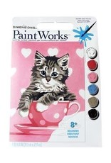 Paint Works Paint # - Kitten tea cup