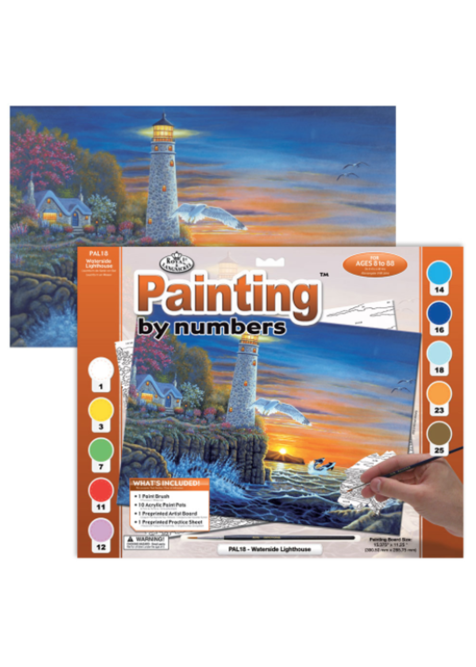 royal & langnickel Peinture # - Waterside lighthouse