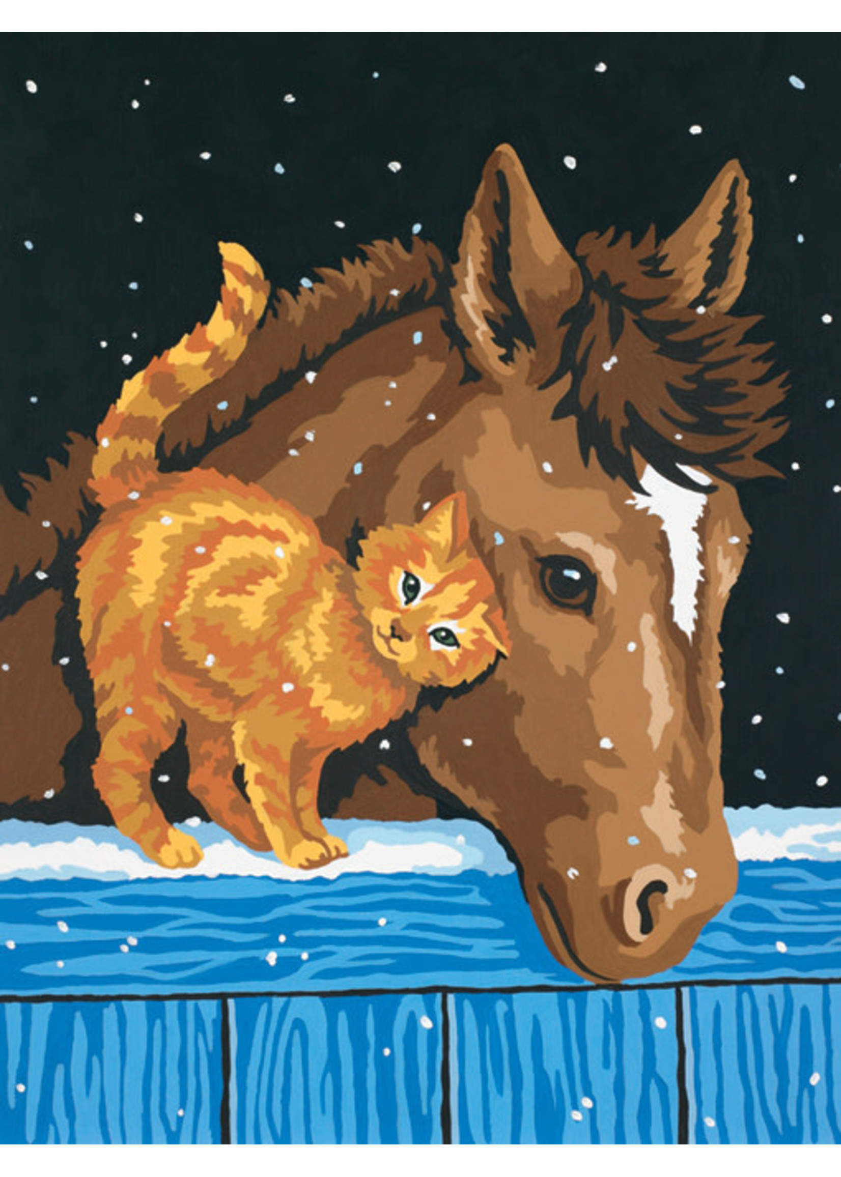 Paint Works Peinture # - Pony and kitten