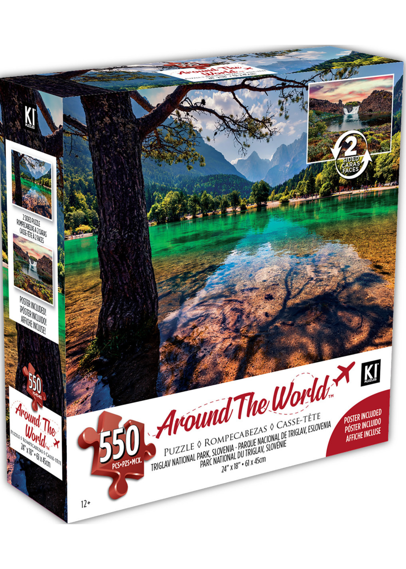 ki puzzles Puzzle KI - 550pcs - Around the world - 3 models