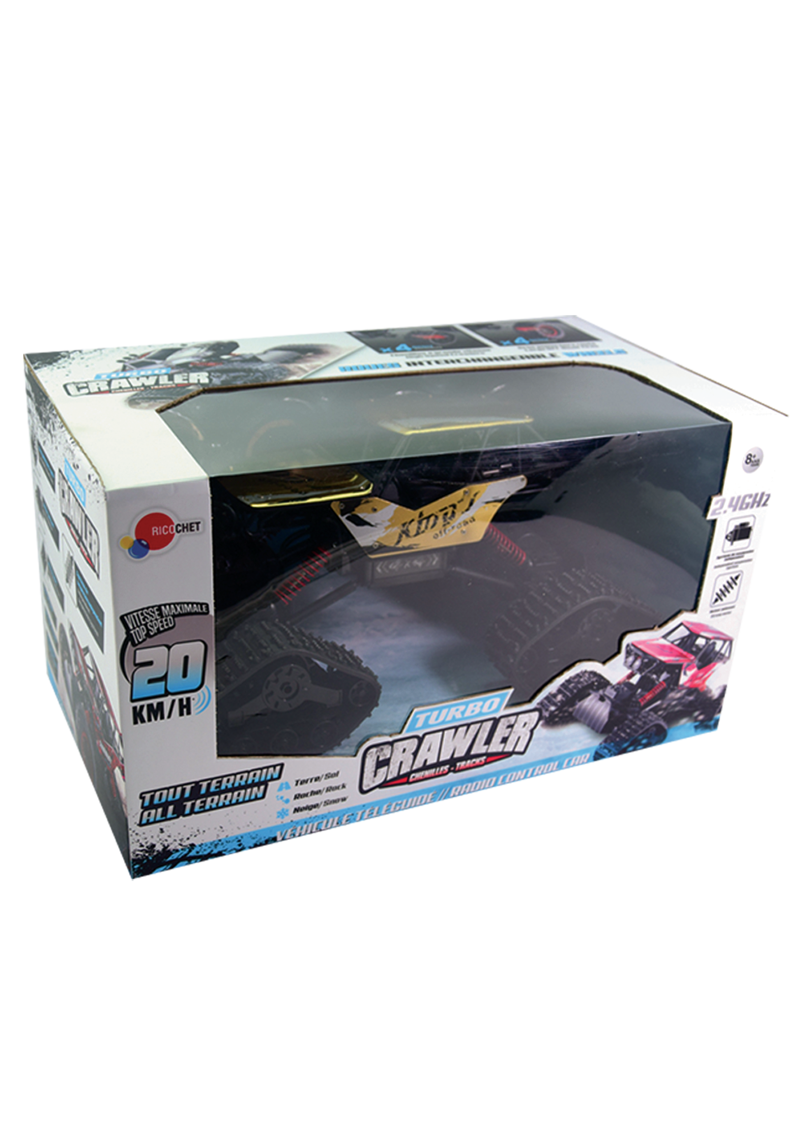 Ricochet Turbo Crawler chenilles - metal