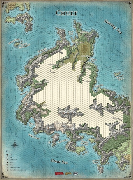 D&amp;D - Game Mat - Tomb of Annihilation - Le Coin du Jouet