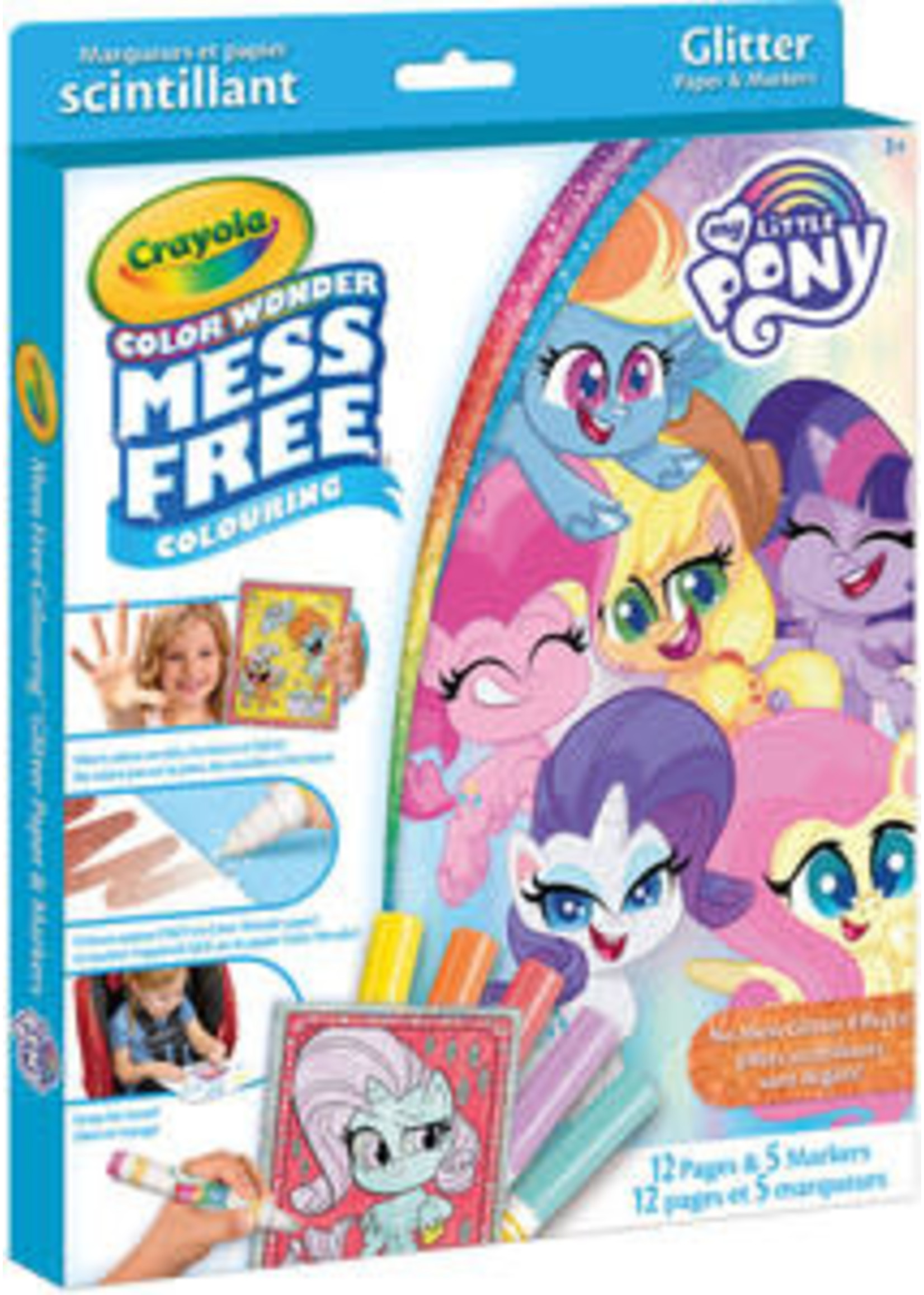 Crayola Glitter paper & markers - My little pony