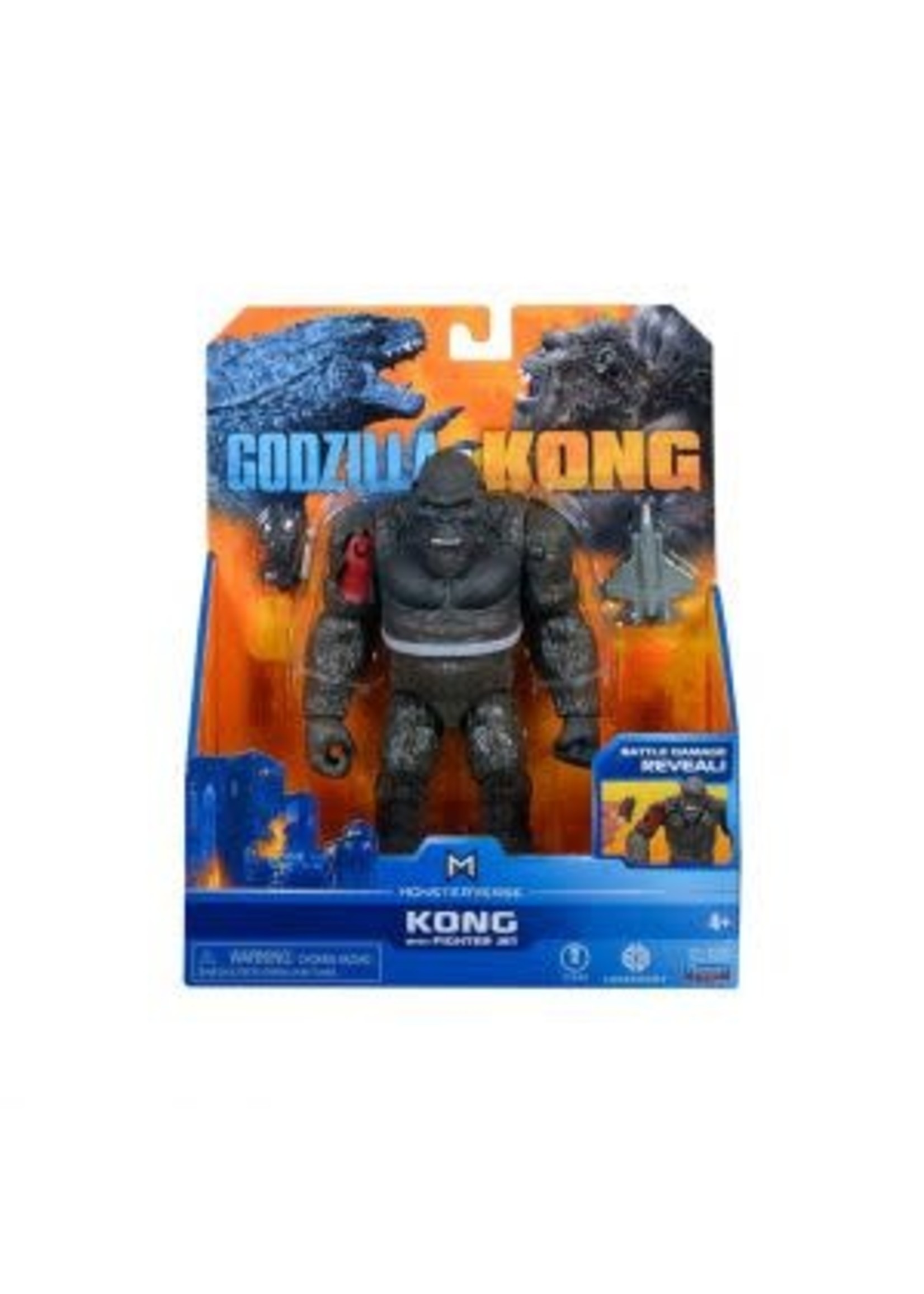playmates toys Monsterverse - Kong with fighter jet