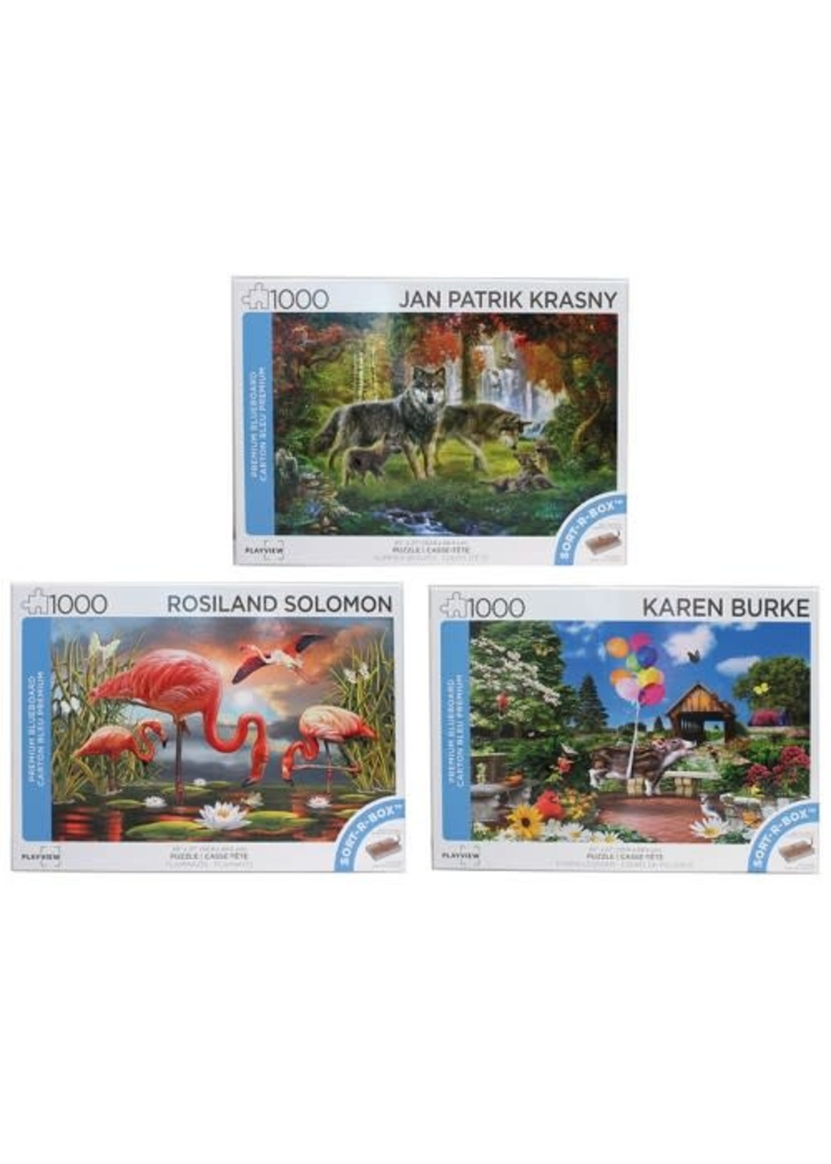 Playview Puzzle Karen Burke 1000P - Flying lessons