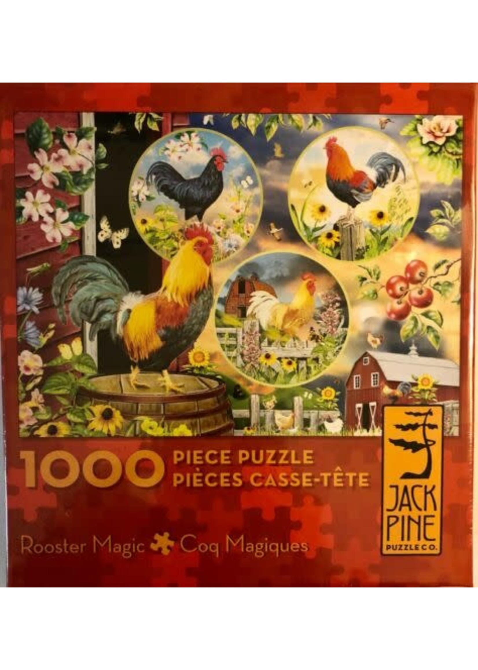 Jack Pine Puzzle co. Jack pine Puzzle 1000p - Rooster Magic