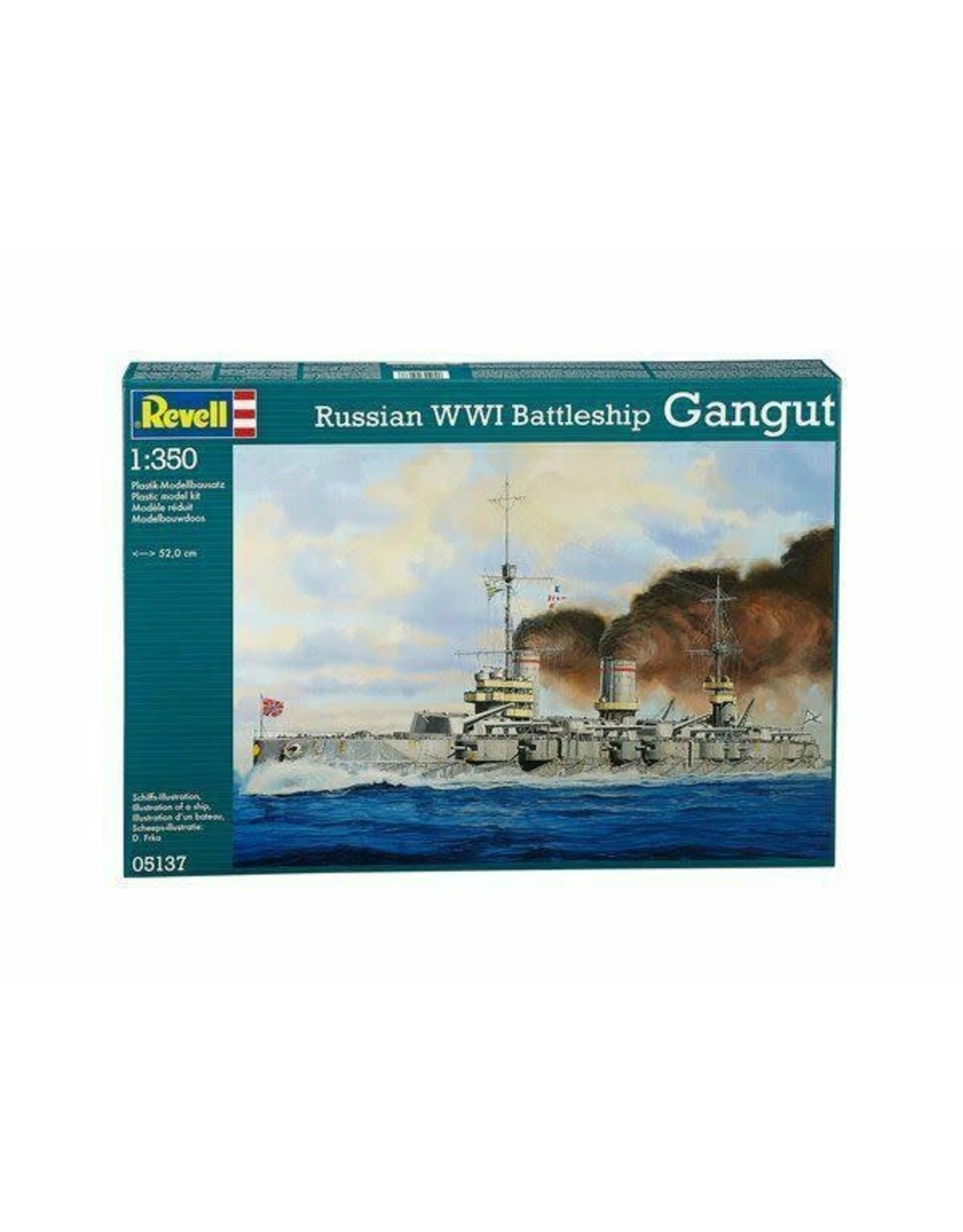 Revell Russian WWI Battleship Gangut 1/350