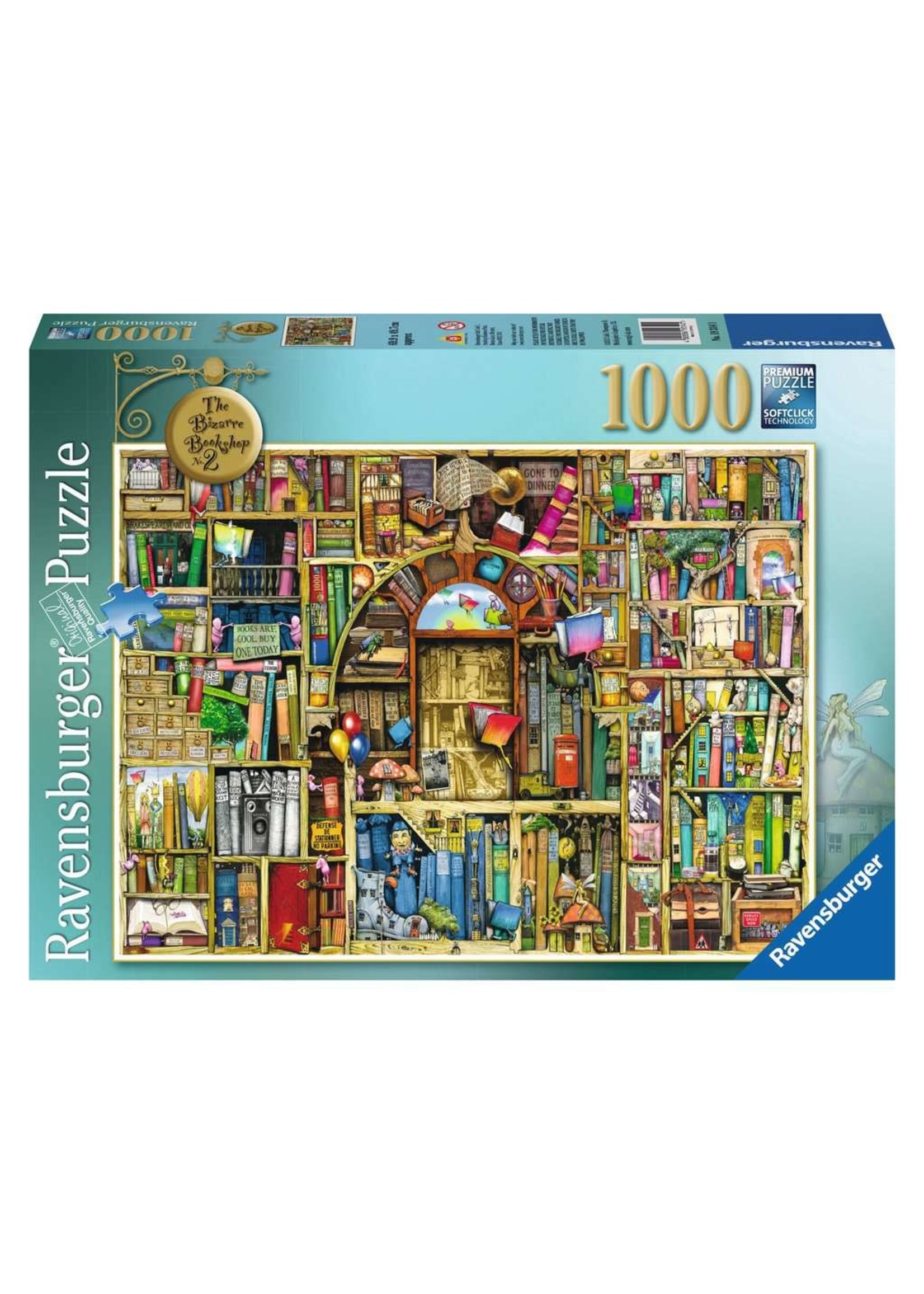 Ravensburger Puzzle Ravensburger 1000 pcs - The bizarre bookshop 2