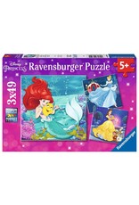 Ravensburger Puzzle Ravensburger 3x49 - Princess adventure