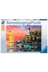 Ravensburger Puzzle Ravensburger 500 pcs - Lighthouse at sunset