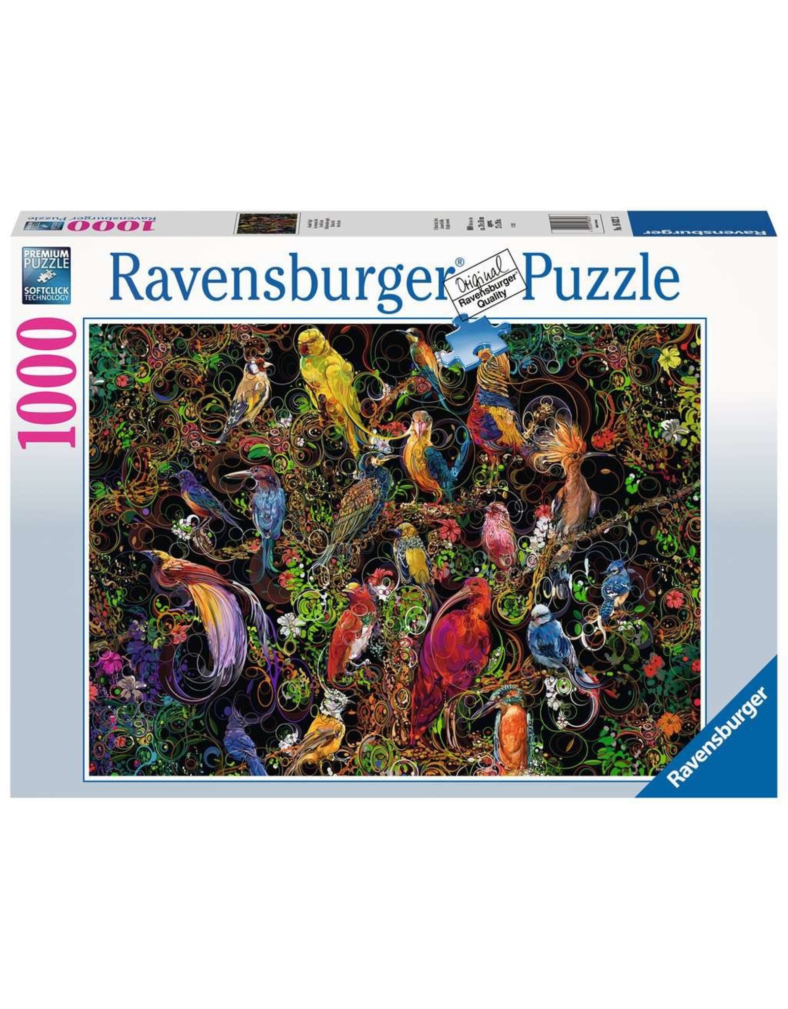 Ravensburger Puzzle Ravensburger 1000 pcs - Birds of art