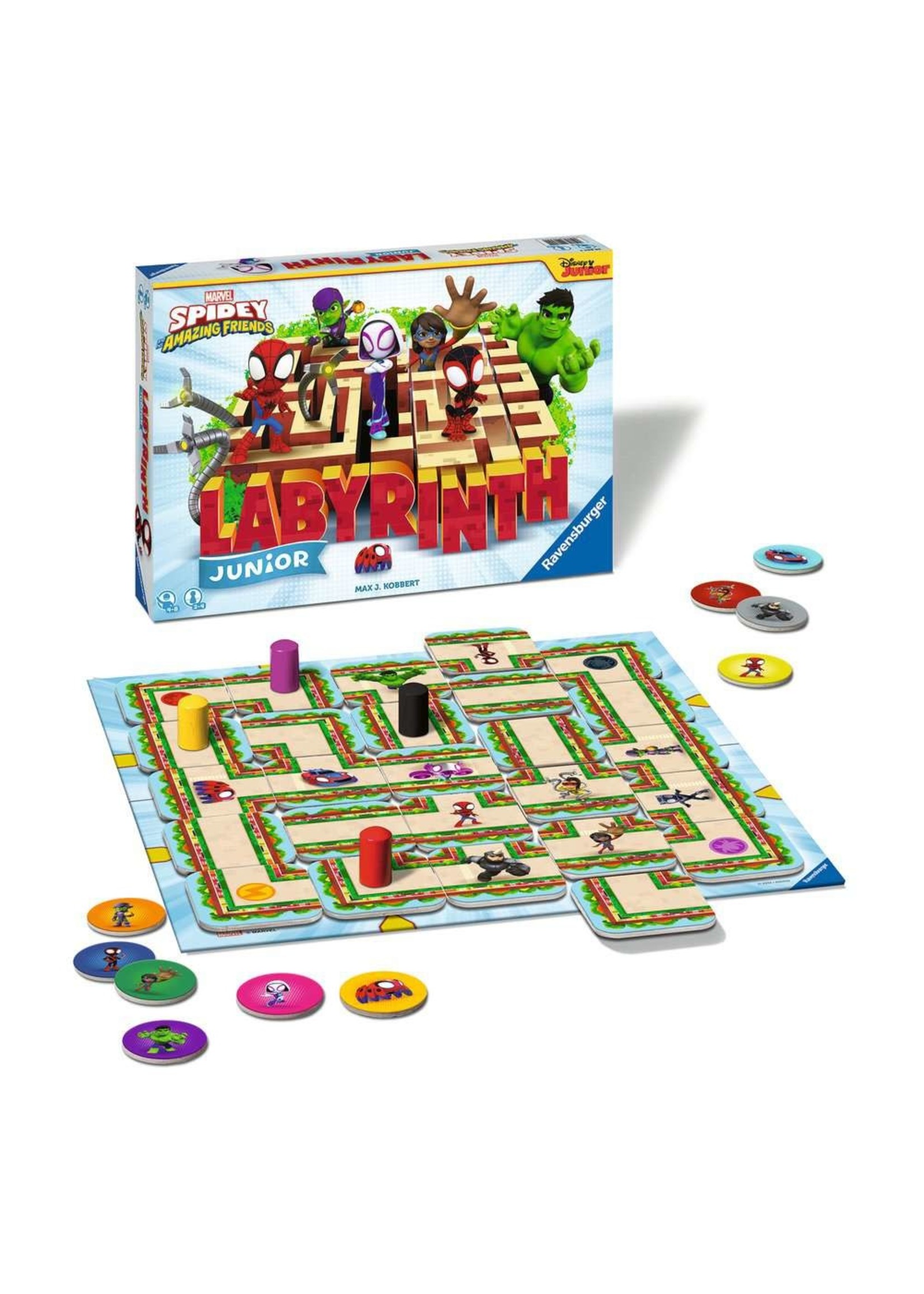 Ravensburger Labyrinth Junior - Spidey and his amazing friends (Multilingue)