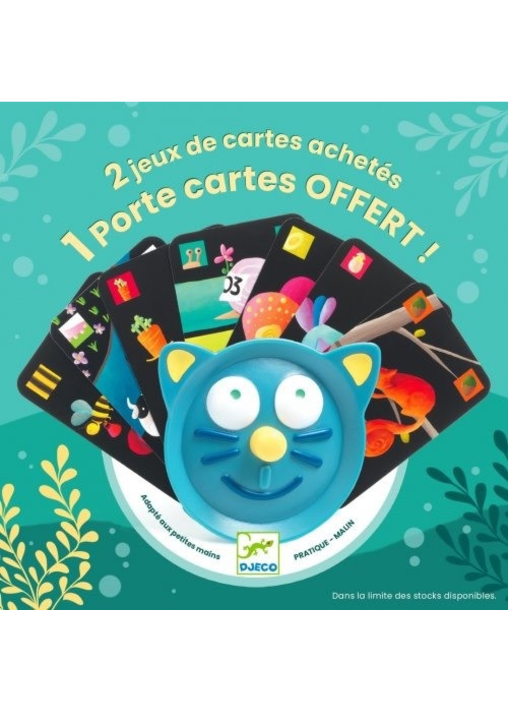 Djeco Card holder cat