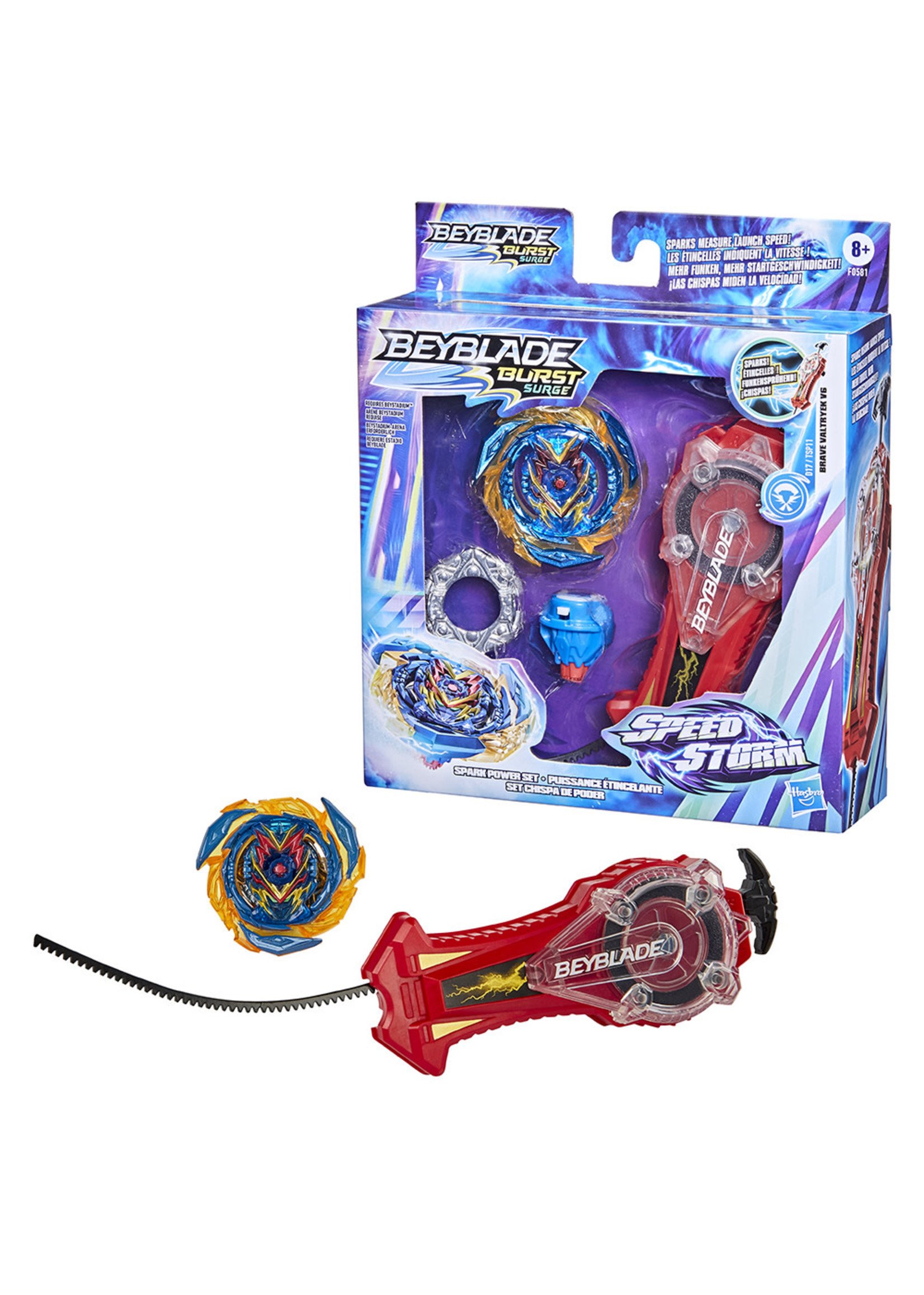 Hasbro Beyblade Burst Surge - Speed Storm - Ensemble puissance étincelante