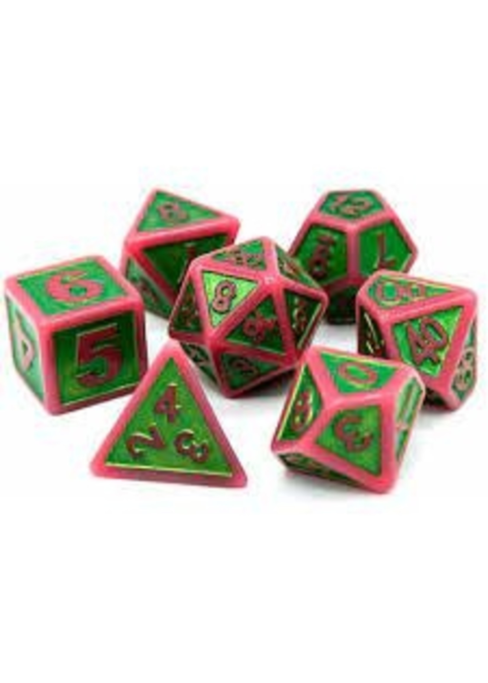 Die Hard 7 piece dice set - Untamed Cockatrice