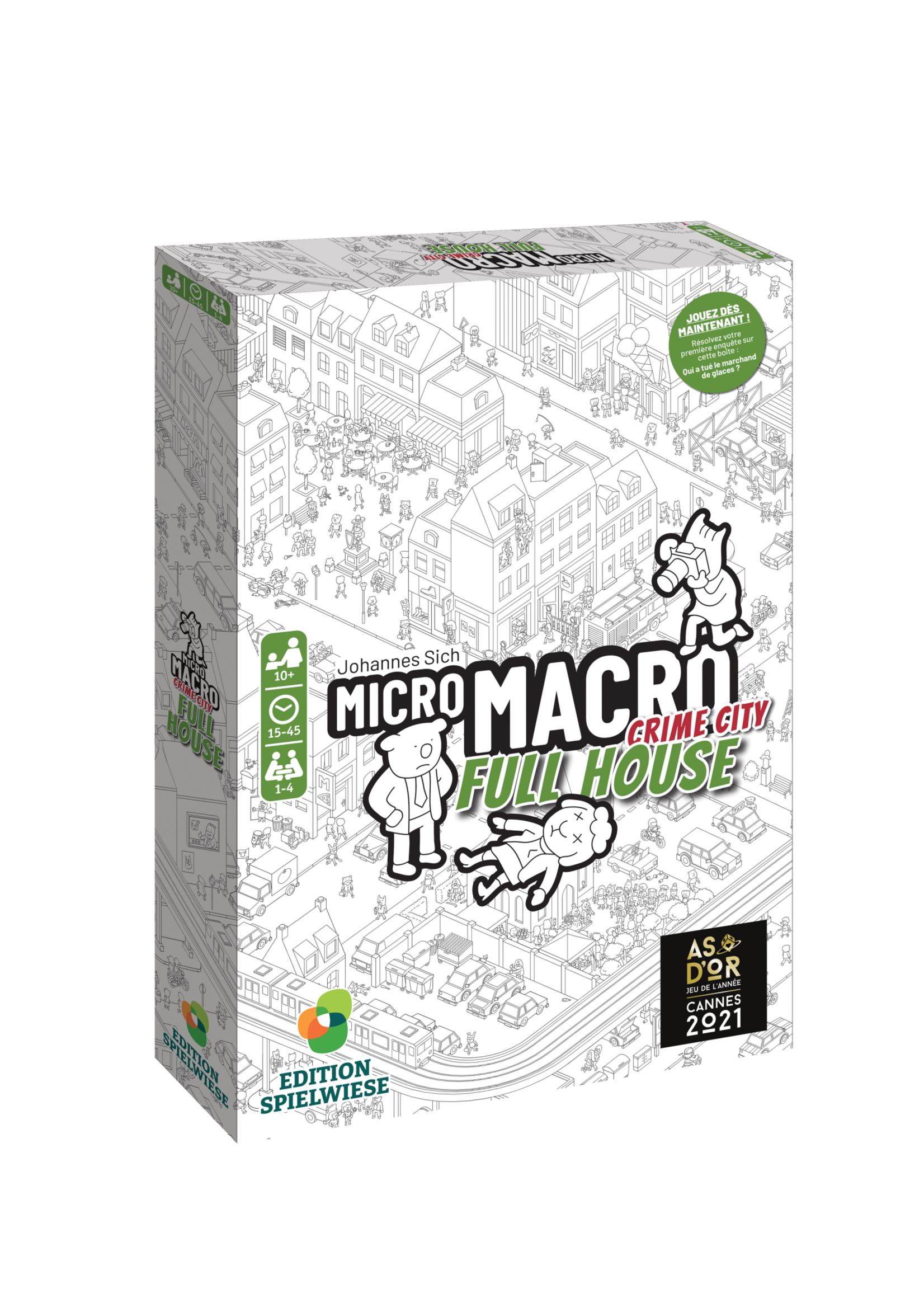 Edition Spielwiese Micro Macro crime city - Full house (FR)