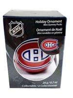 Gladius Ornement de Noel avec mini rondelle  de Bonbons NHL/Canadiens