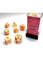 Chessex Dice set - Festive - Sunbusrt/Red