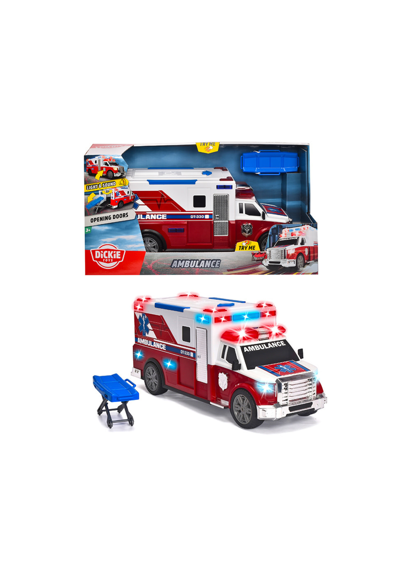 Dickie Toys Ambulance Sons et lumières