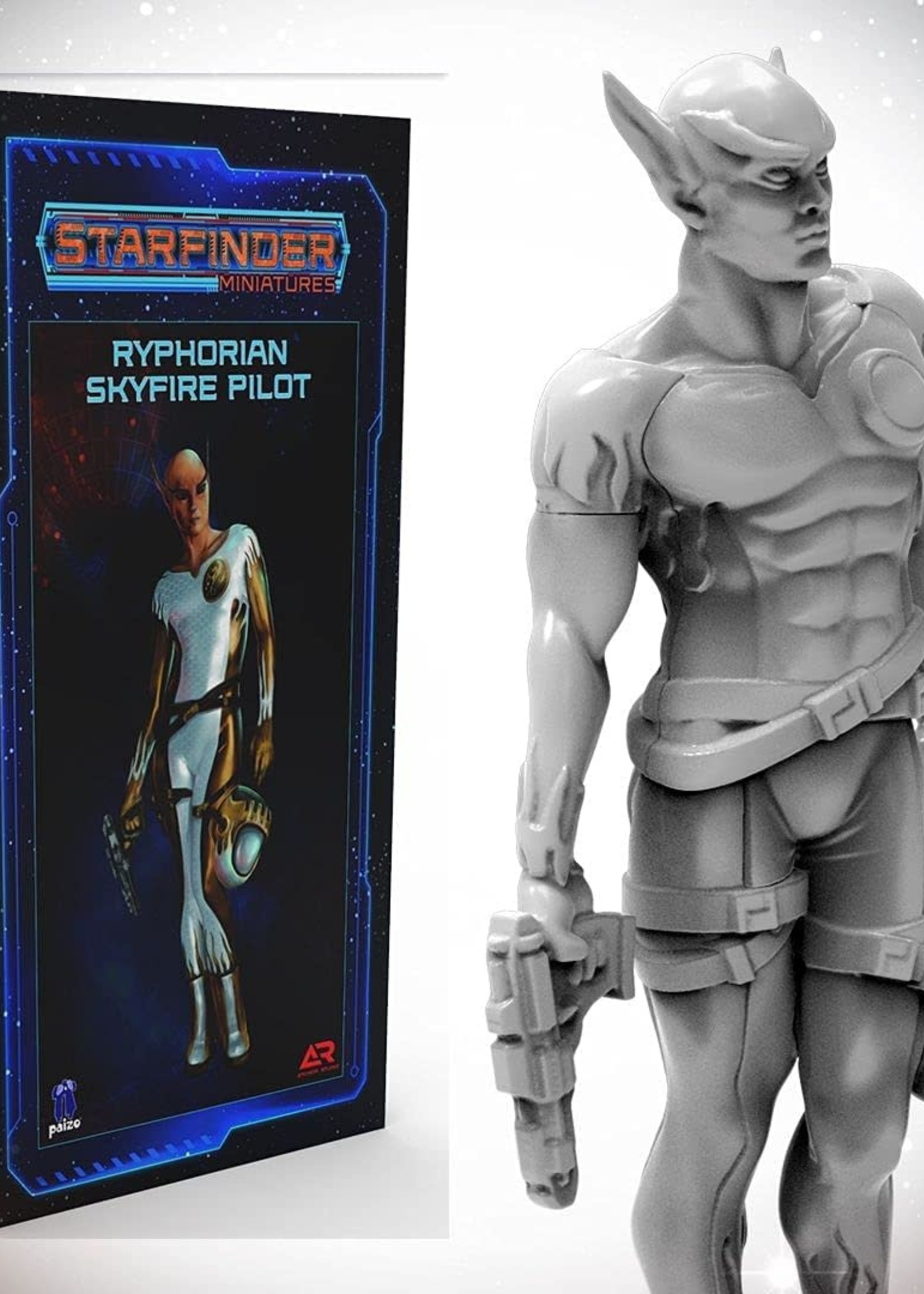 Ryphorian Design Starfinder miniature - Ryphorian skyfire pilot - Le Coin du Jouet
