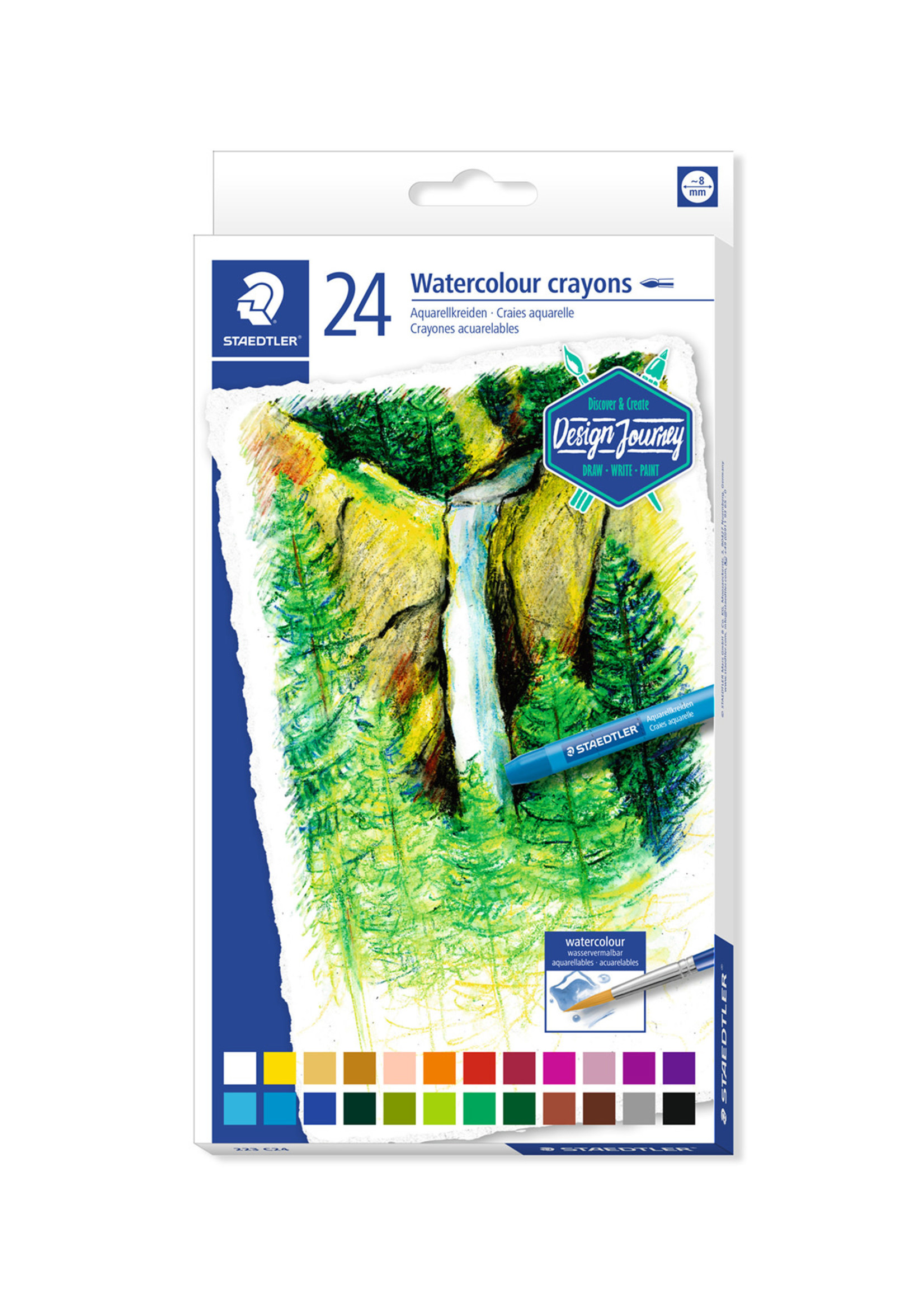 staedtler 24 Watercolour crayons