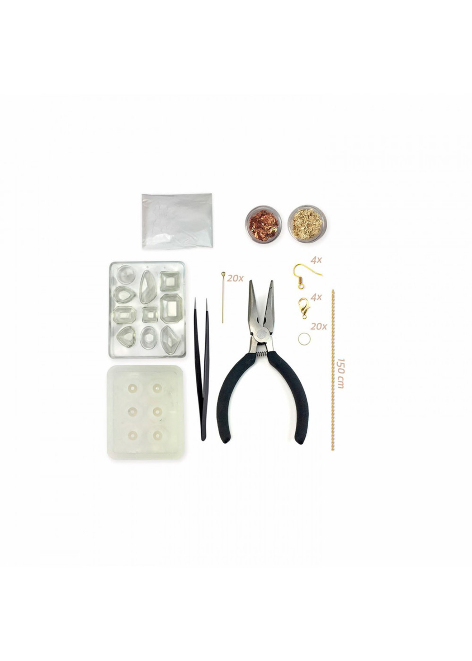 Sycomore Jewelry making kit Concrete and gold