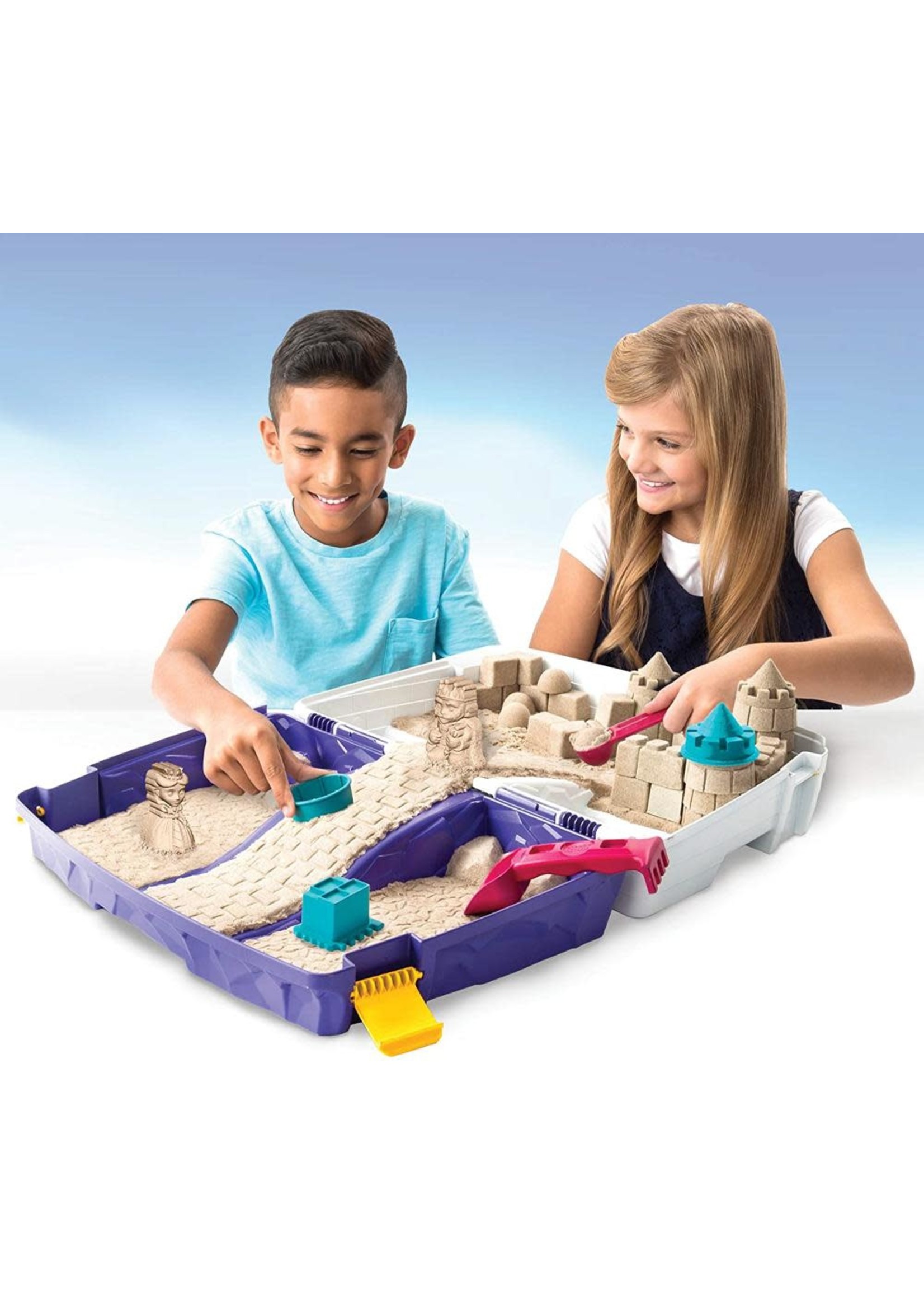 Spin Master Kinetic Sand - Bac à sable repliable