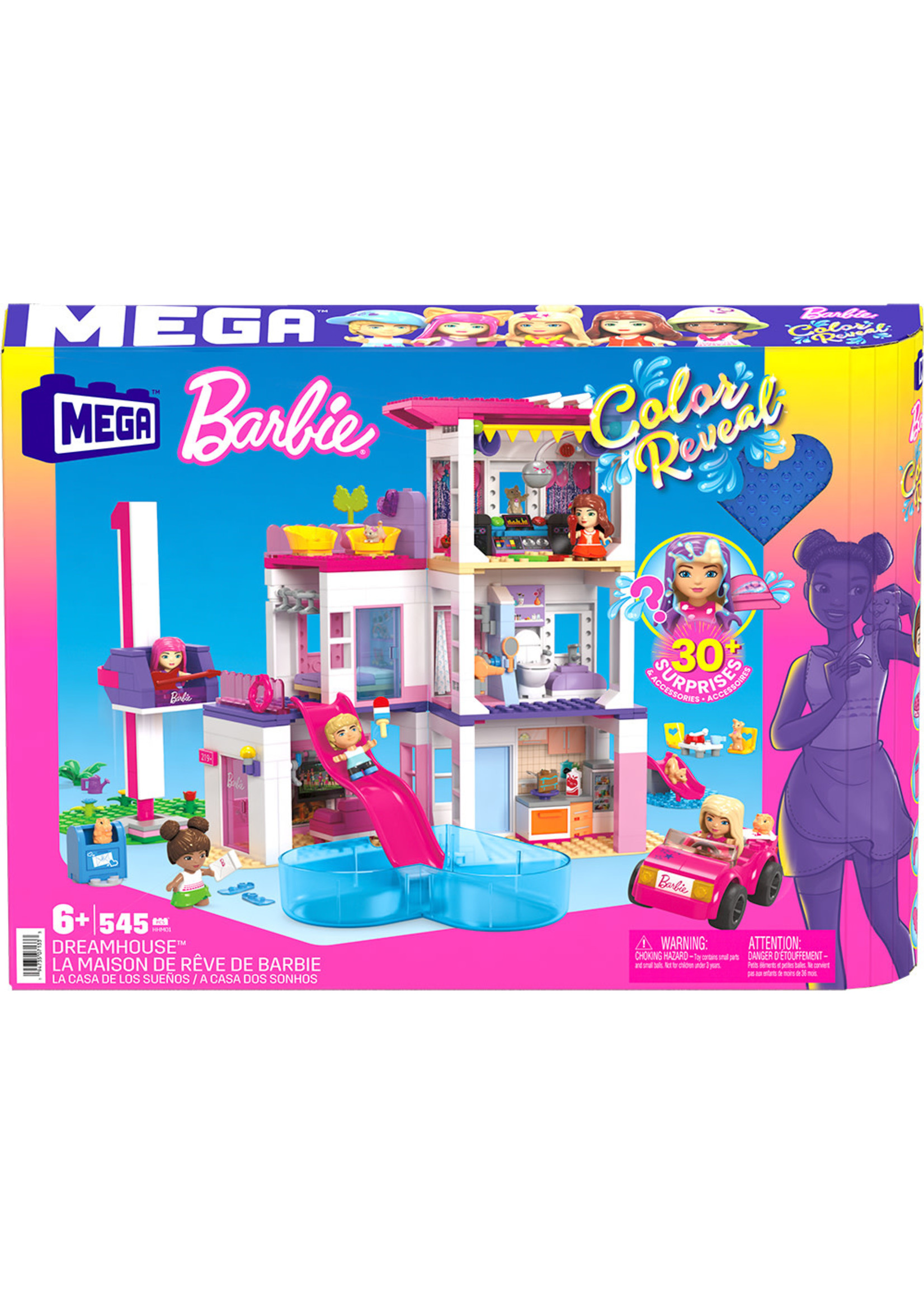 Mattel Mega Barbie - Color Reveal - Dreamhouse