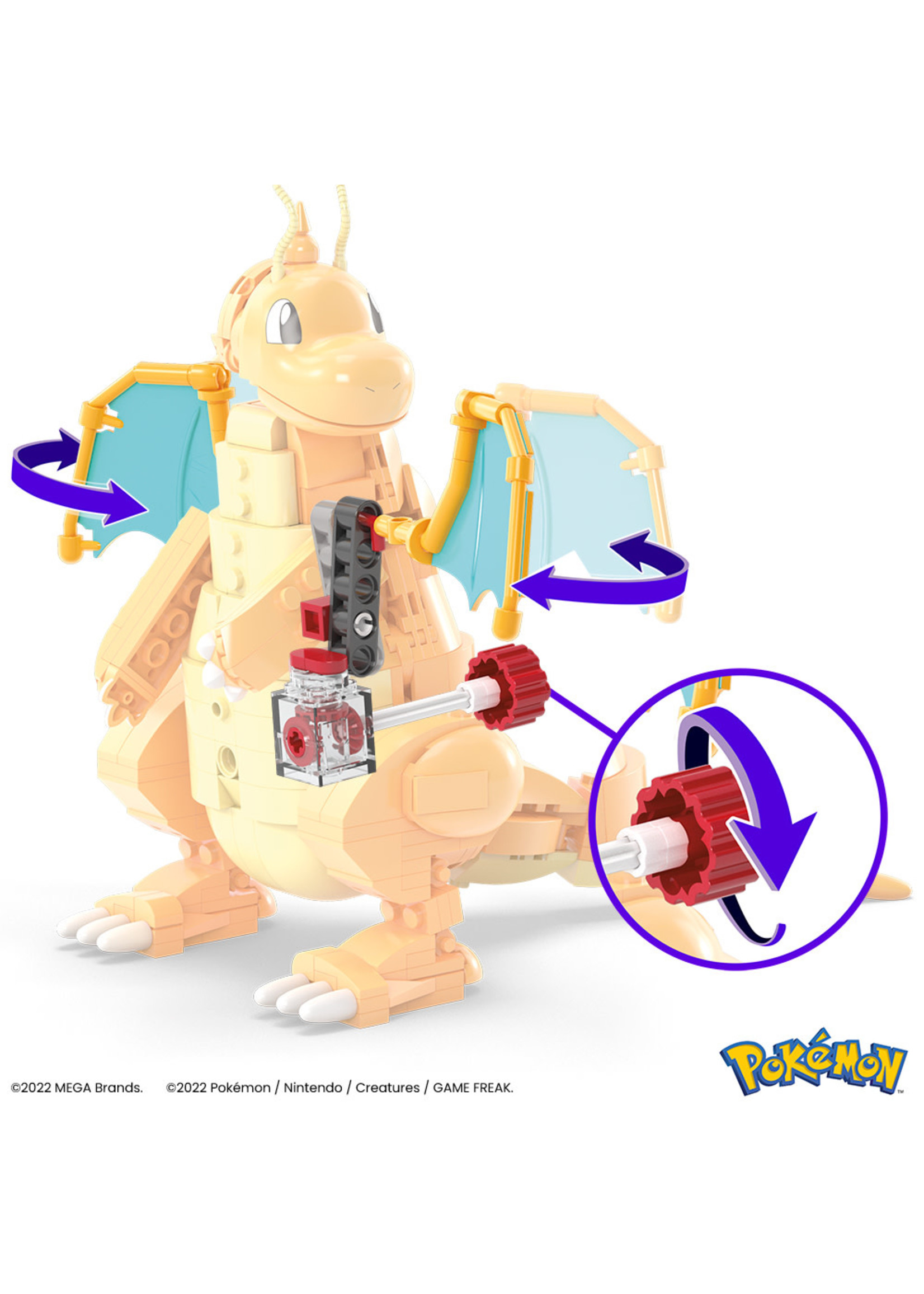 Mattel Mega Pokémon - Dragonite/Dracolosse 387 pcs
