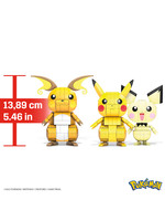 Mattel Mega construx - Pokémon - Pikachu evolution trio - 621 pcs