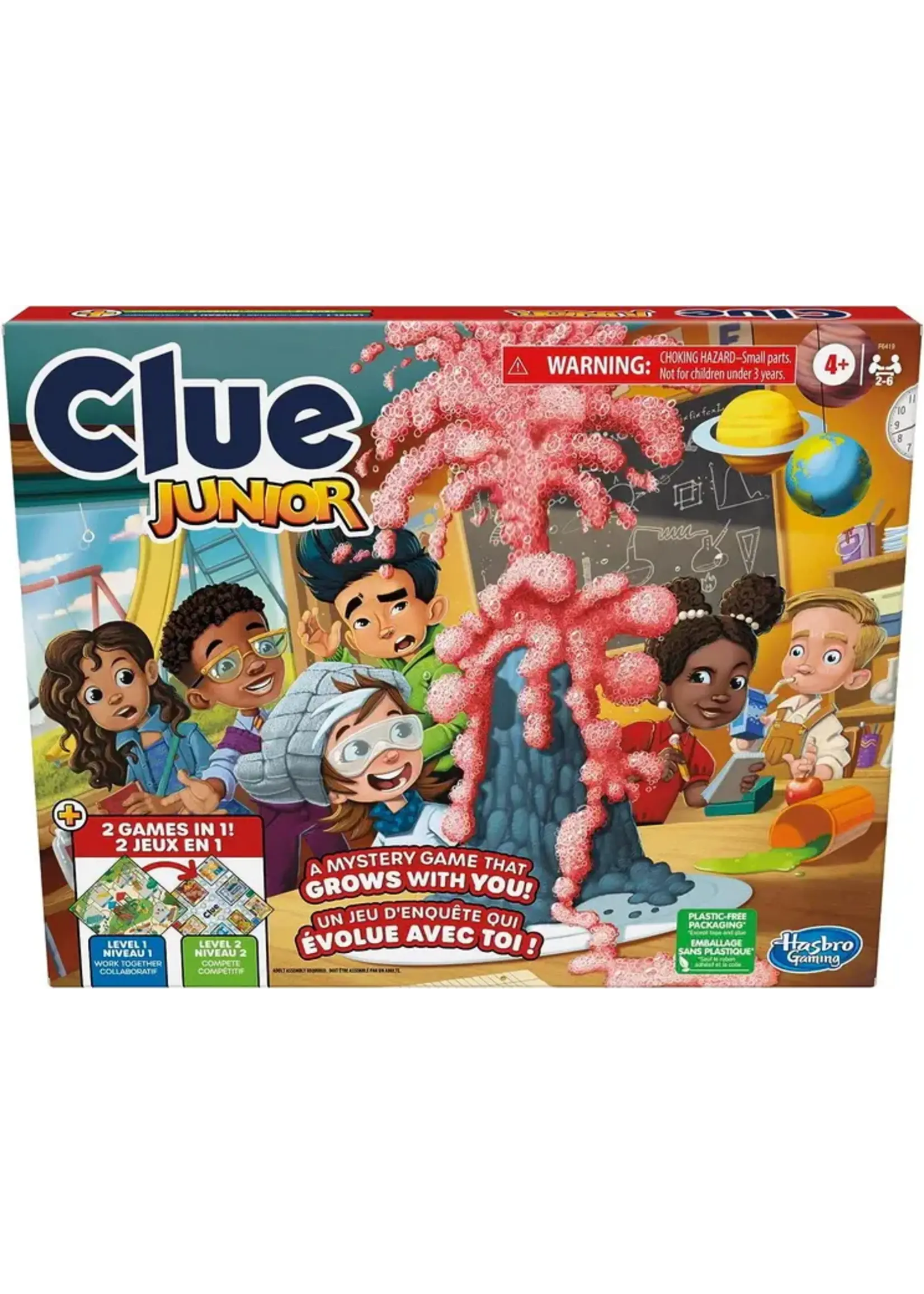 Hasbro Clue Junior 2 en 1  (Bilingue)