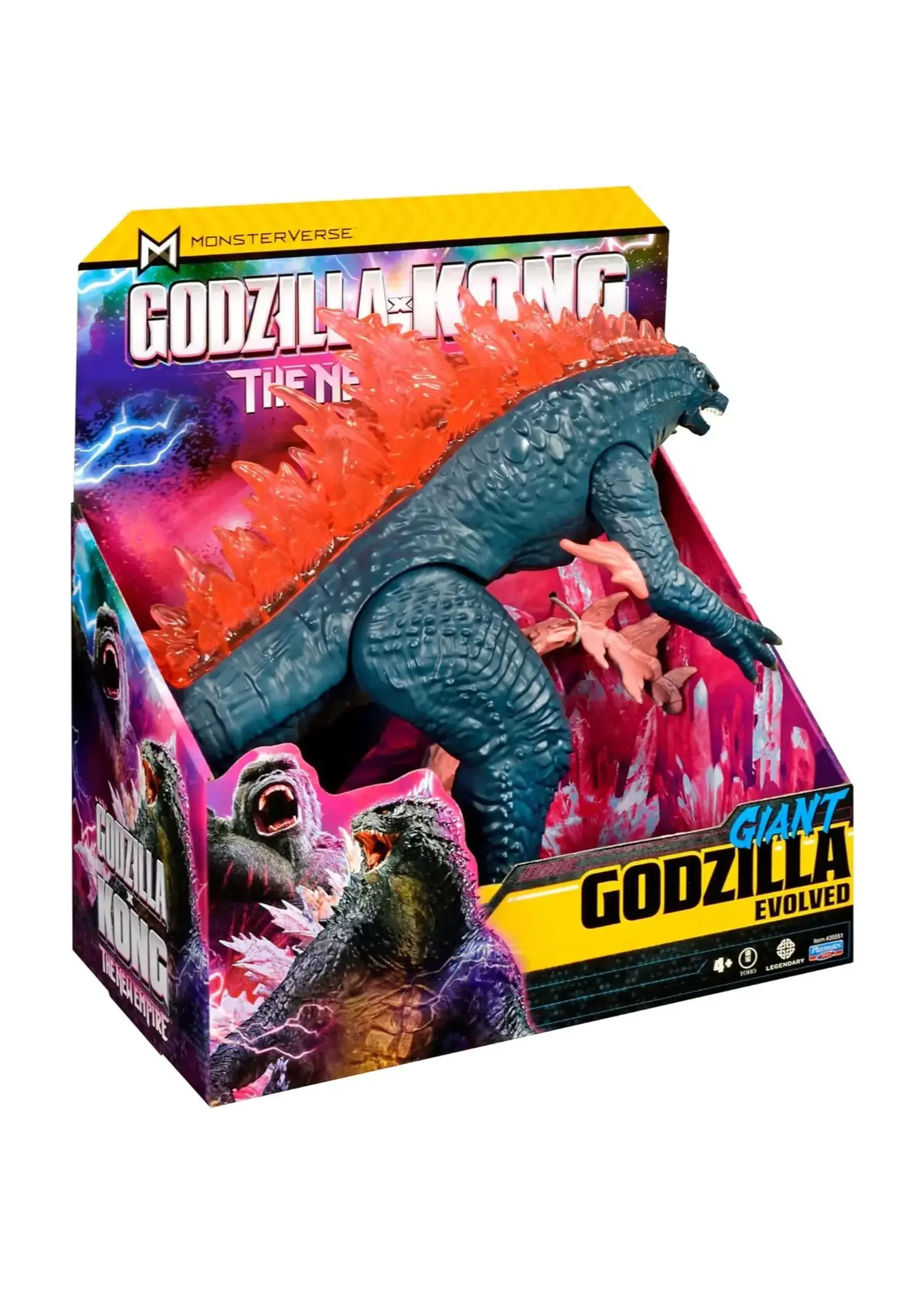 playmates toys Giant Godzilla Évolué 11"