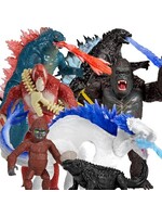 playmates toys Basic Monster GodzillaxKong 6"