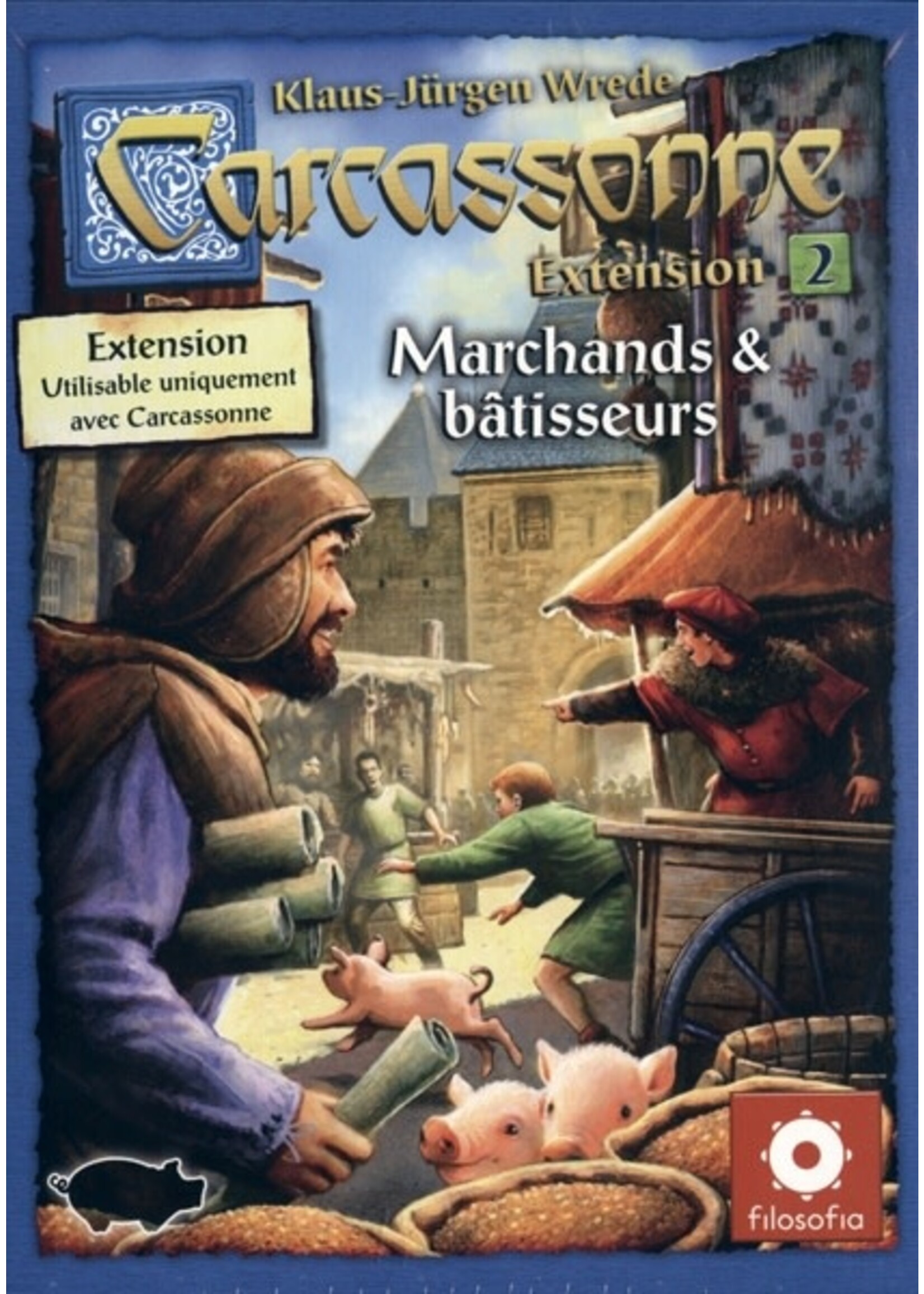 z-man games CARCASSONNE  -  MARCHANDS ET BATISSEURS (FR)