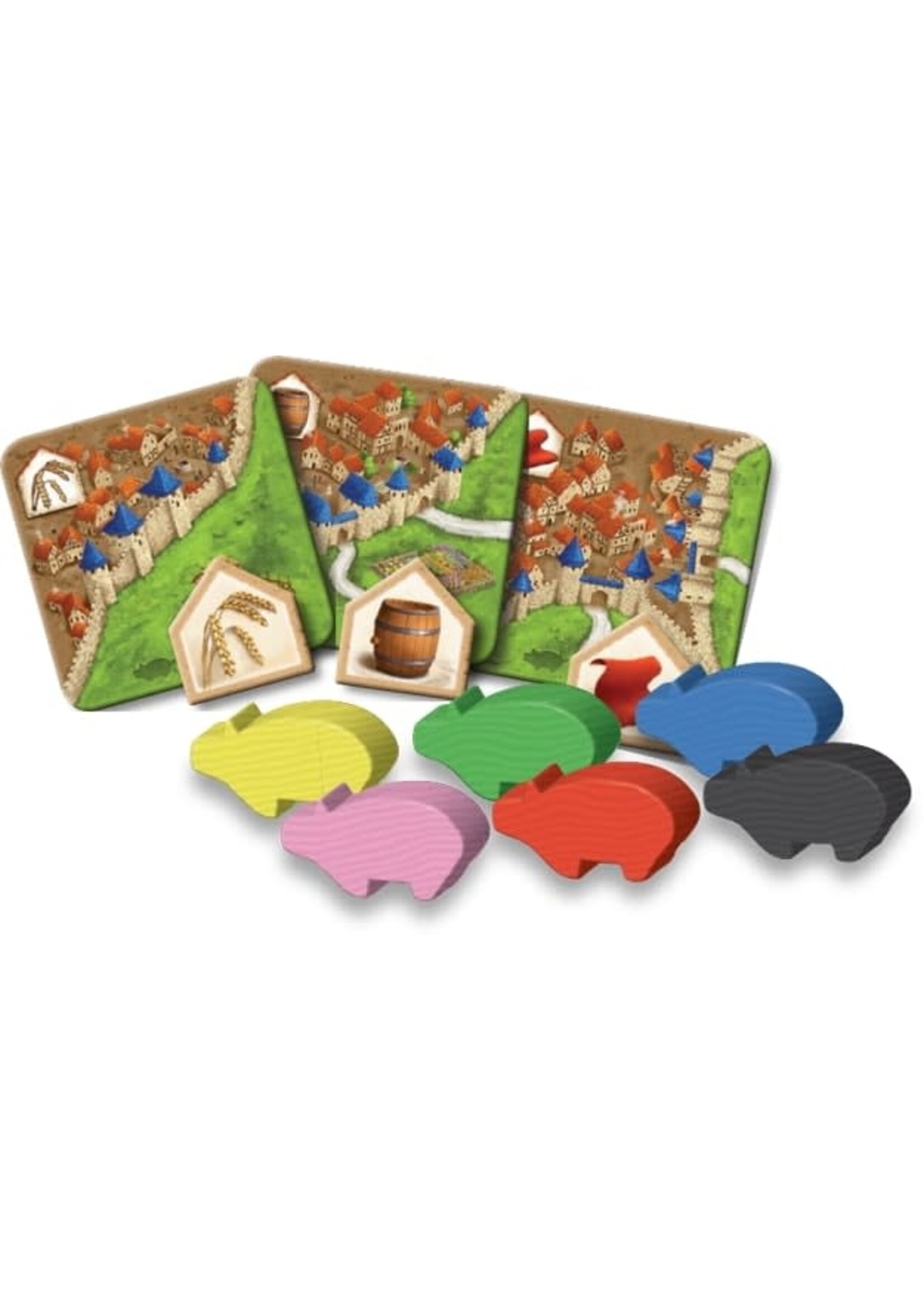 z-man games CARCASSONNE  -  MARCHANDS ET BATISSEURS (FR)