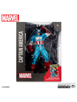 McFarlane toys Captain America 1:6th Scale Collectible with Scene & Comic (The Amazing Spider-Man #323)