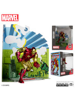 McFarlane toys Iron Man 1:10th Scale Collectible with Scene (The Invincible Iron Man #126)