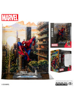 McFarlane toys Spider-Man 1:10th Scale Collectible with Scene (Spider-Man #6)