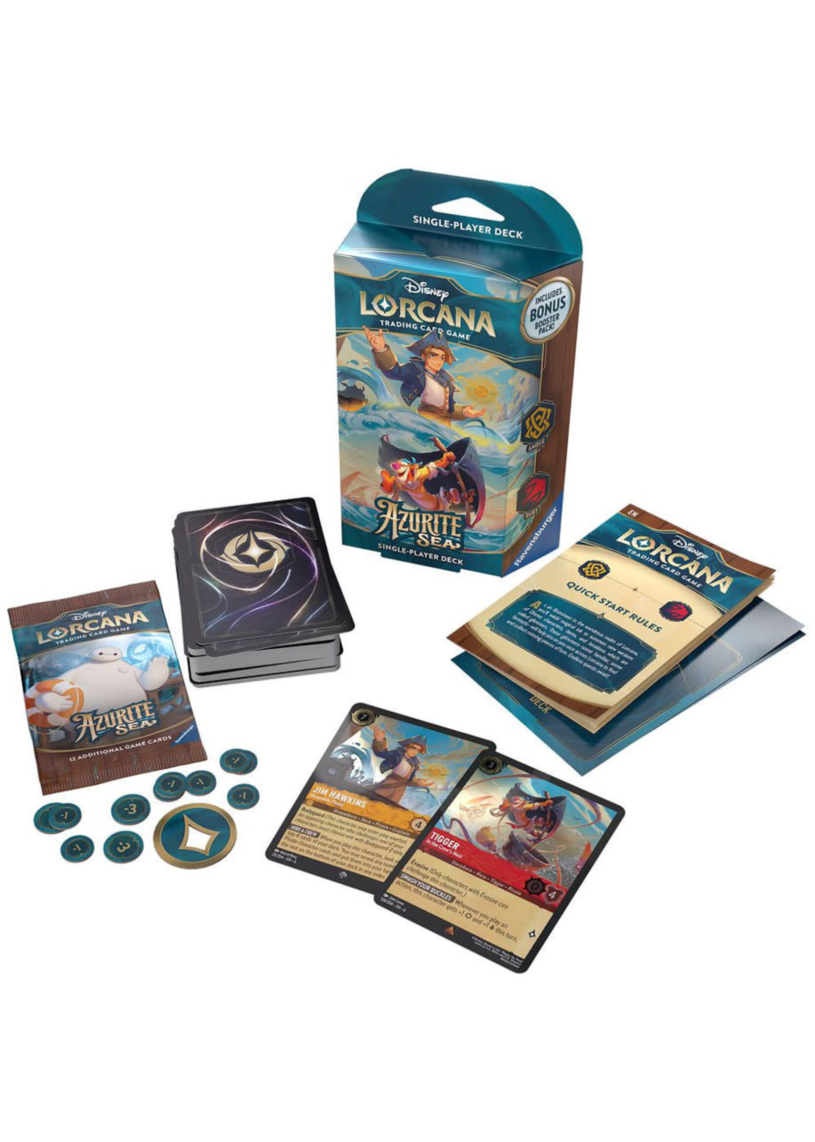 Disney Lorcana Disney Lorcana: Azurite Sea - Starter Deck - Amber & Ruby