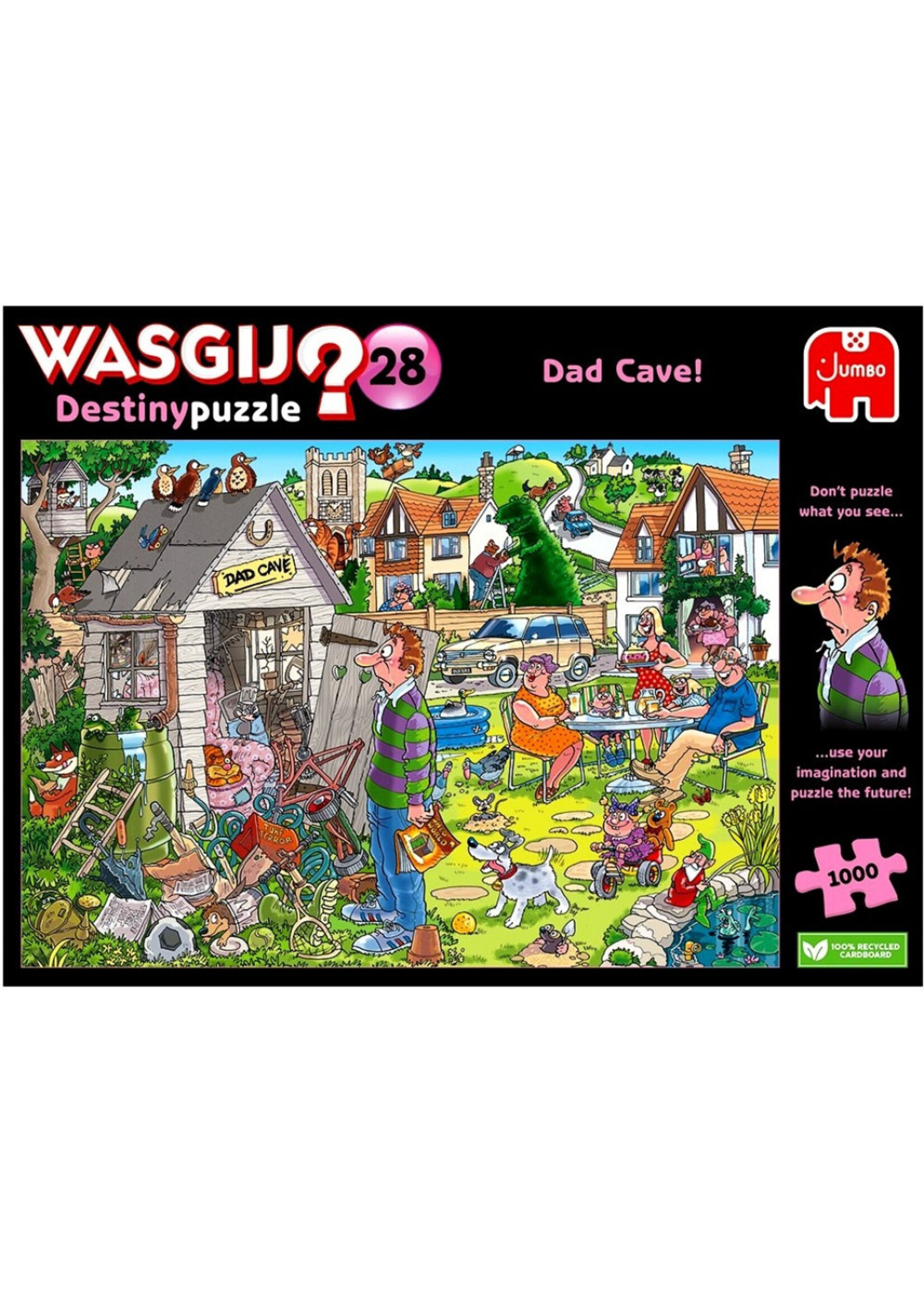 Jumbo WASGIJ DESTINY  # 28  -  DAD CAVE ! (1000 PIECES)
