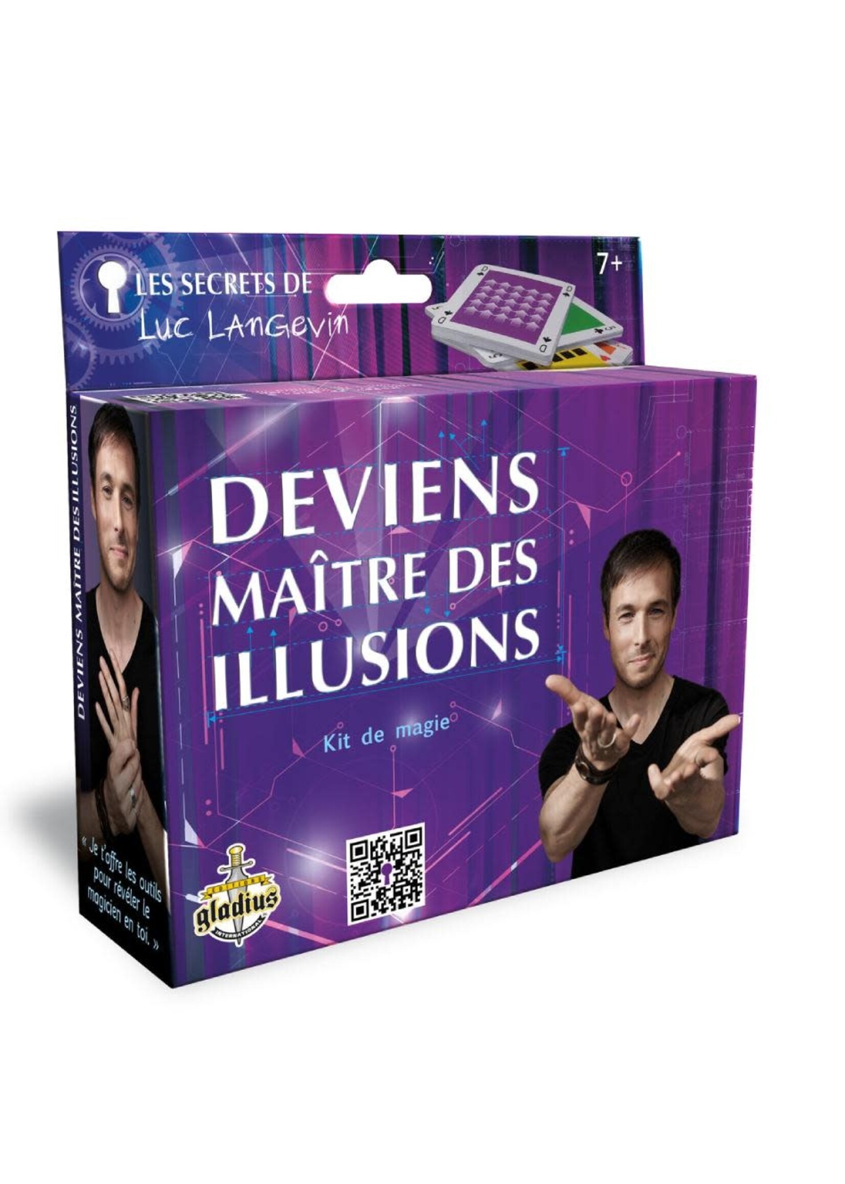 Gladius LES SECRETS DE LUC LANGEVIN  -  DEVIENS MAÎTRE DES ILLUSIONS - KIT DE MAGIE