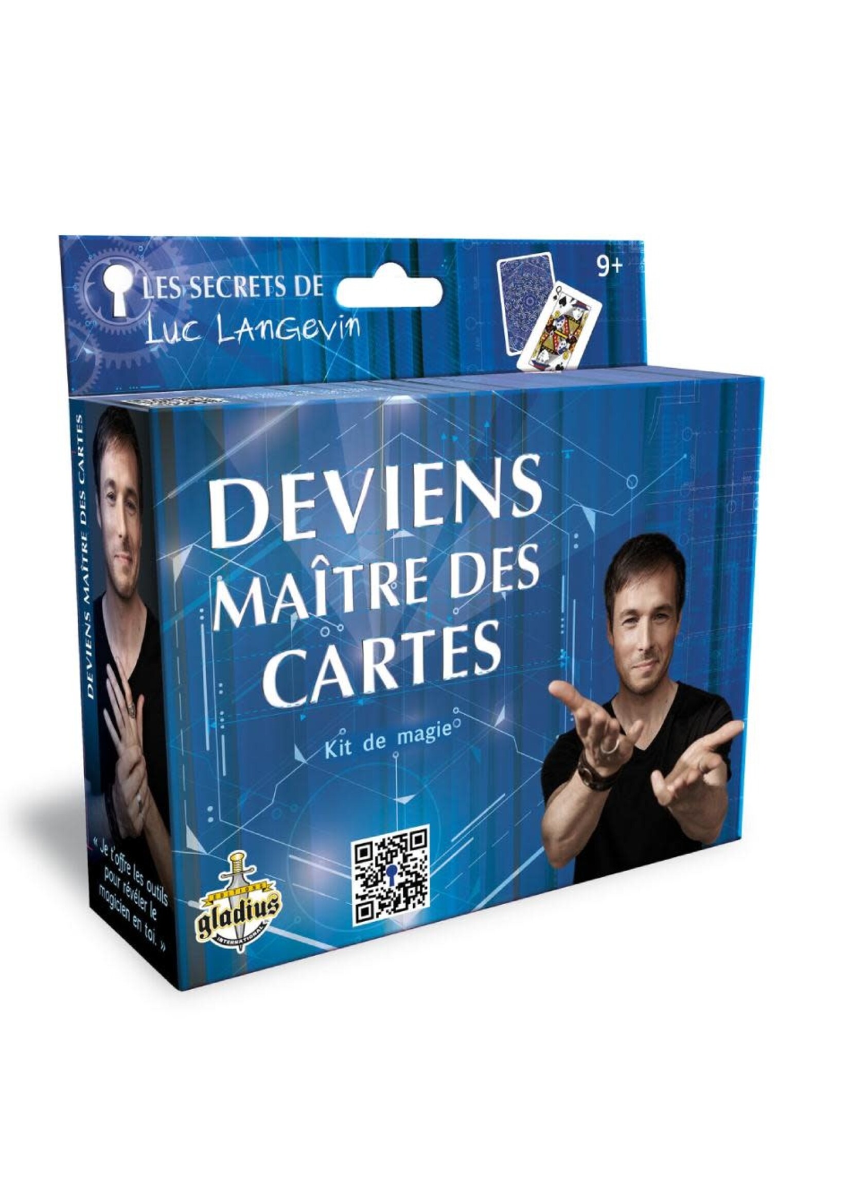 Gladius LES SECRETS DE LUC LANGEVIN  -  DEVIENS MAÎTRE DES CARTES - KIT DE MAGIE