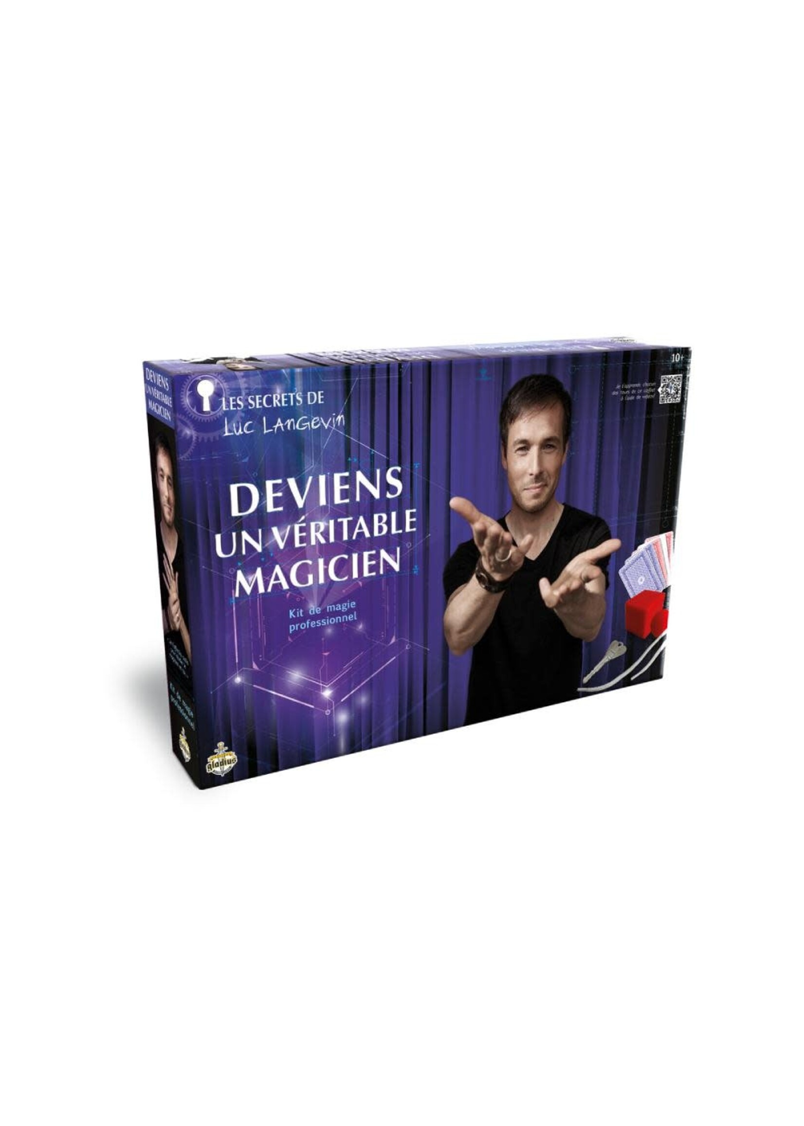 Gladius LES SECRETS DE LUC LANGEVIN  -  DEVIENS UN VÉRITABLE MAGICIEN - KIT DE MAGIE PROFESSIONNEL