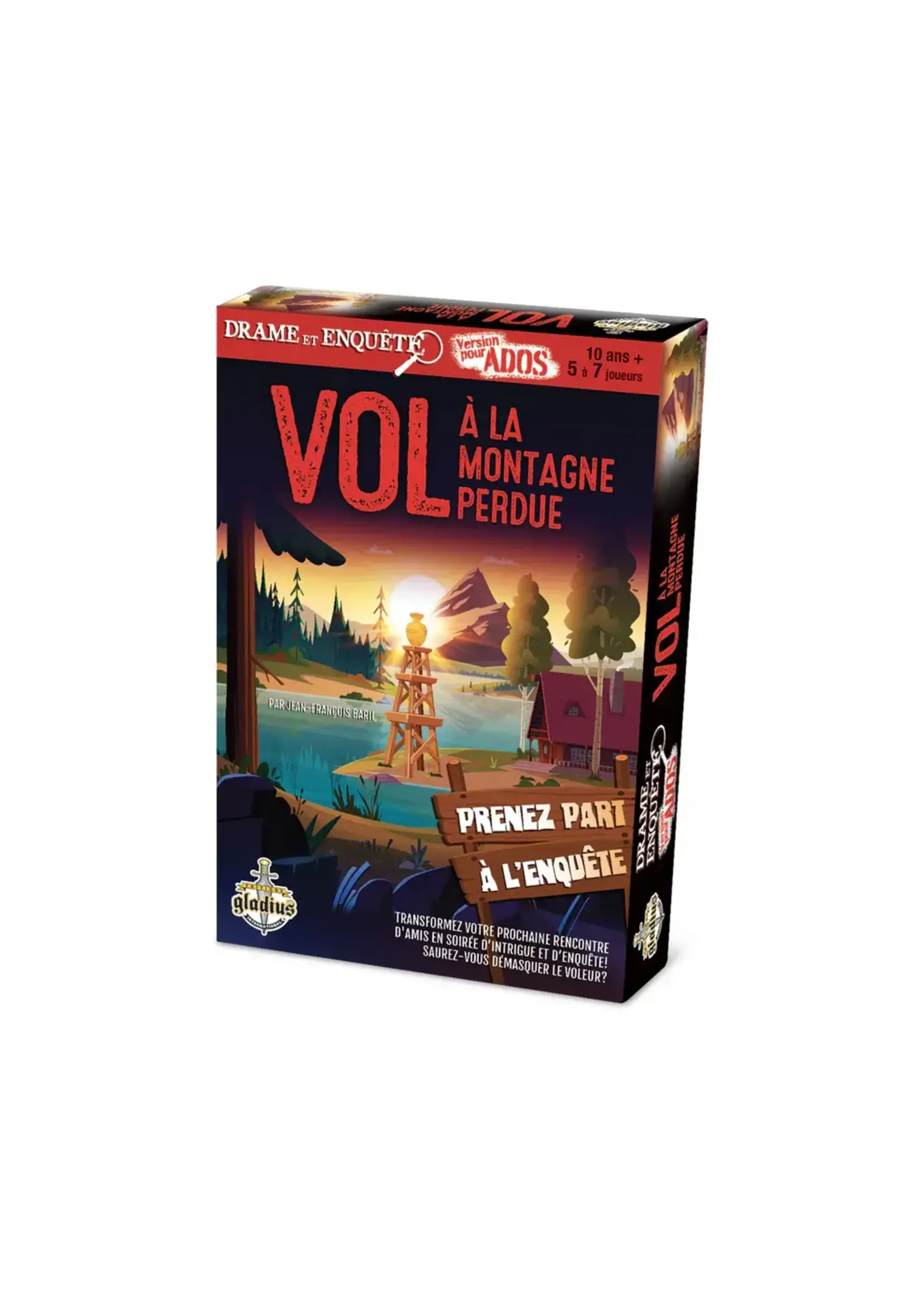 Gladius Drame et Enquête – Vol à la Montagne Perdue