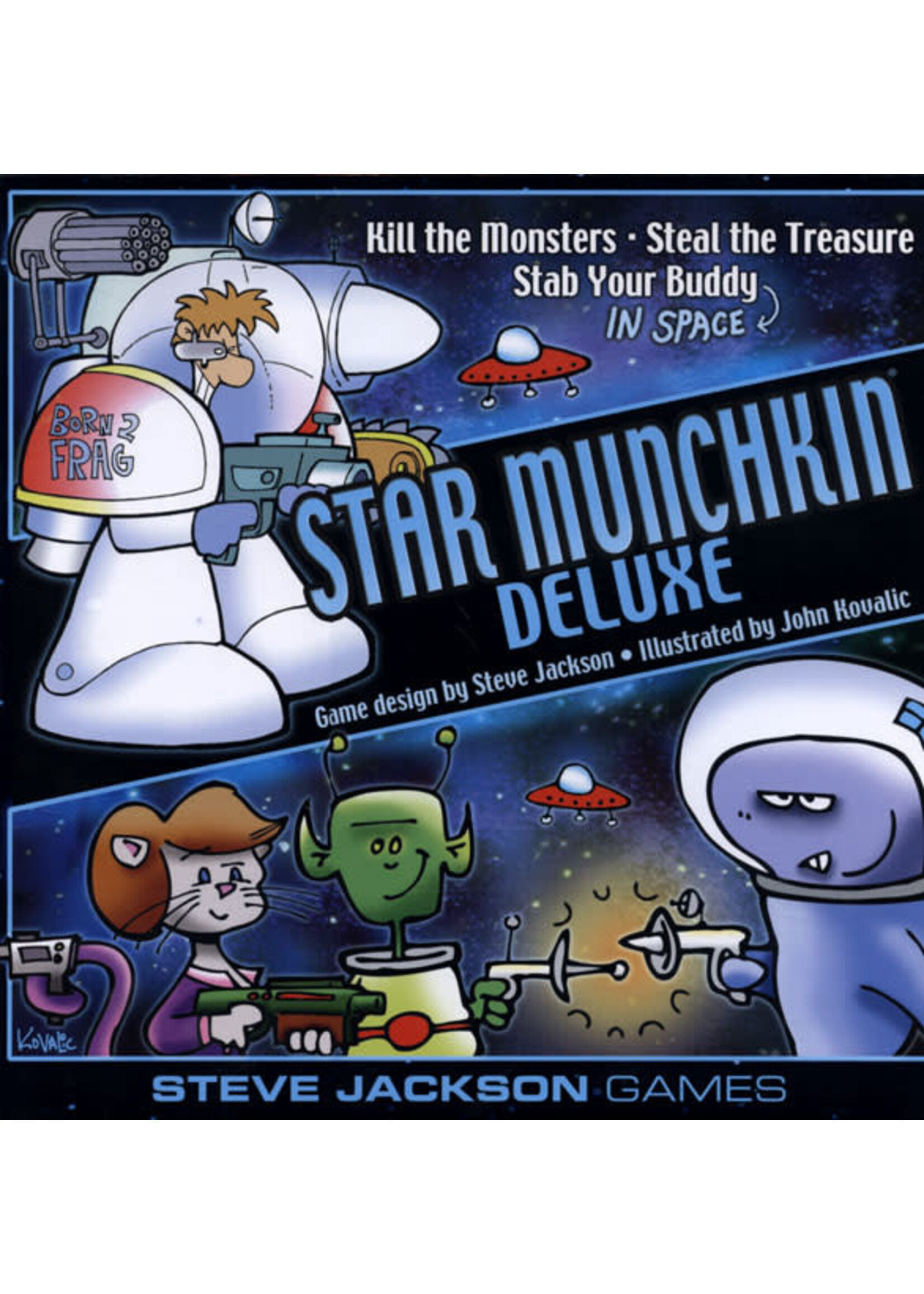 Steve Jackson Games MUNCHKIN  -  STAR MUNCHKIN  -  STAR MUNCHKIN : DELUXE