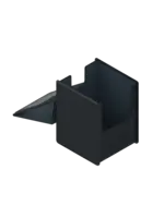 Heavy Play HP RFG DECKBOX MAX - Warlock Black