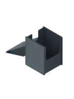 Heavy Play HP RFG DECKBOX MAX - Artificer Grey