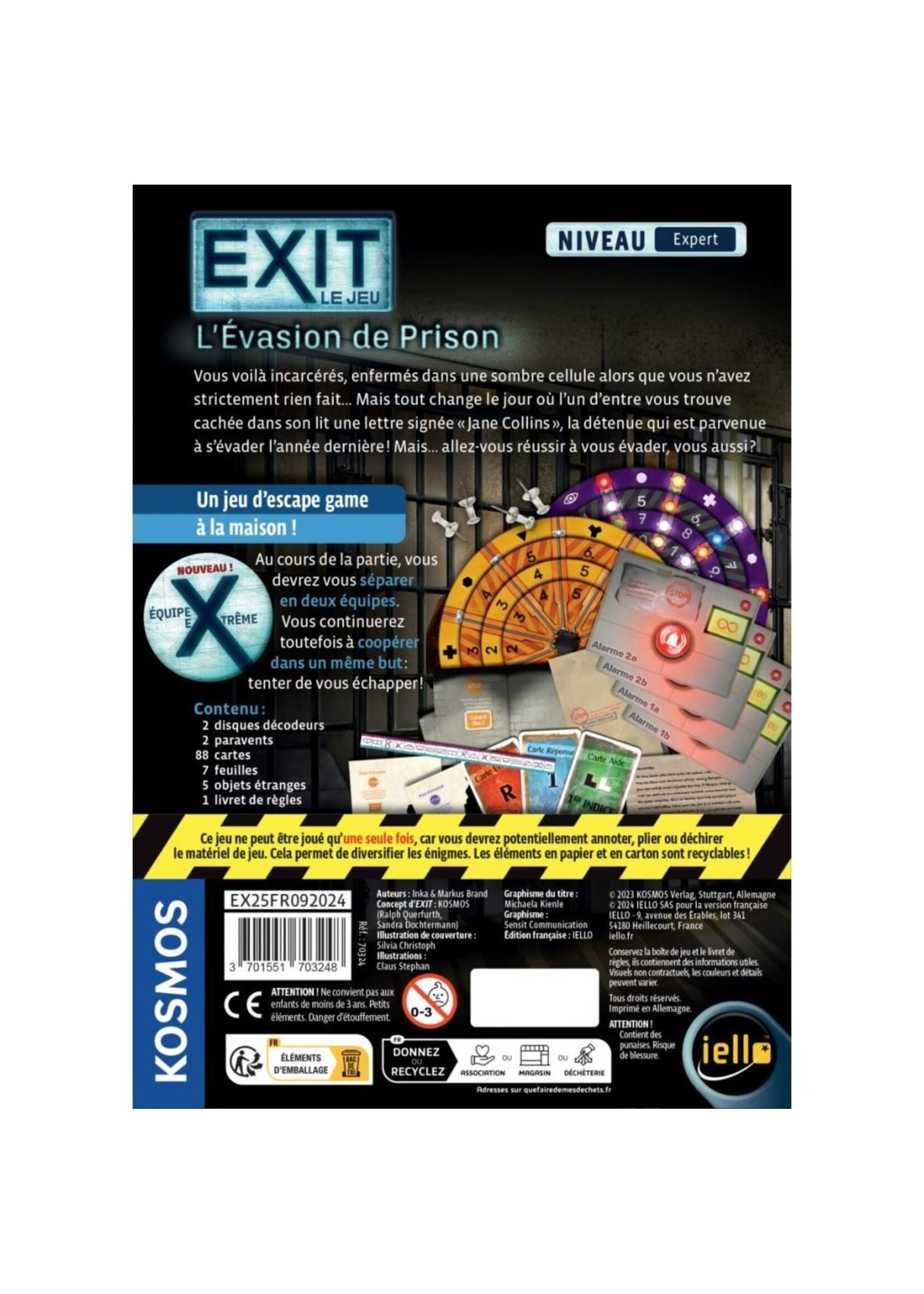 iello EXIT THE GAME  -  L'EVASION DE PRISON