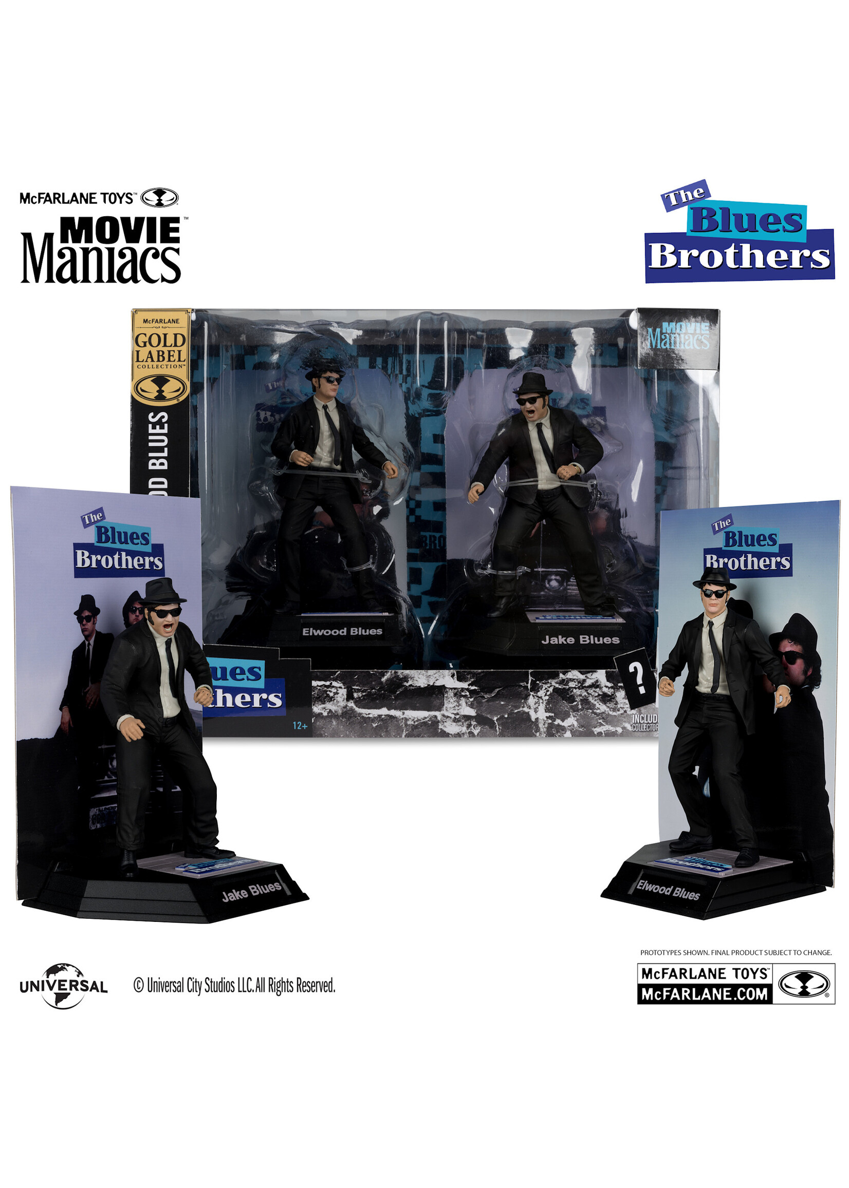 McFarlane toys The Blues Brothers - McFarlane Gold Label 2pck